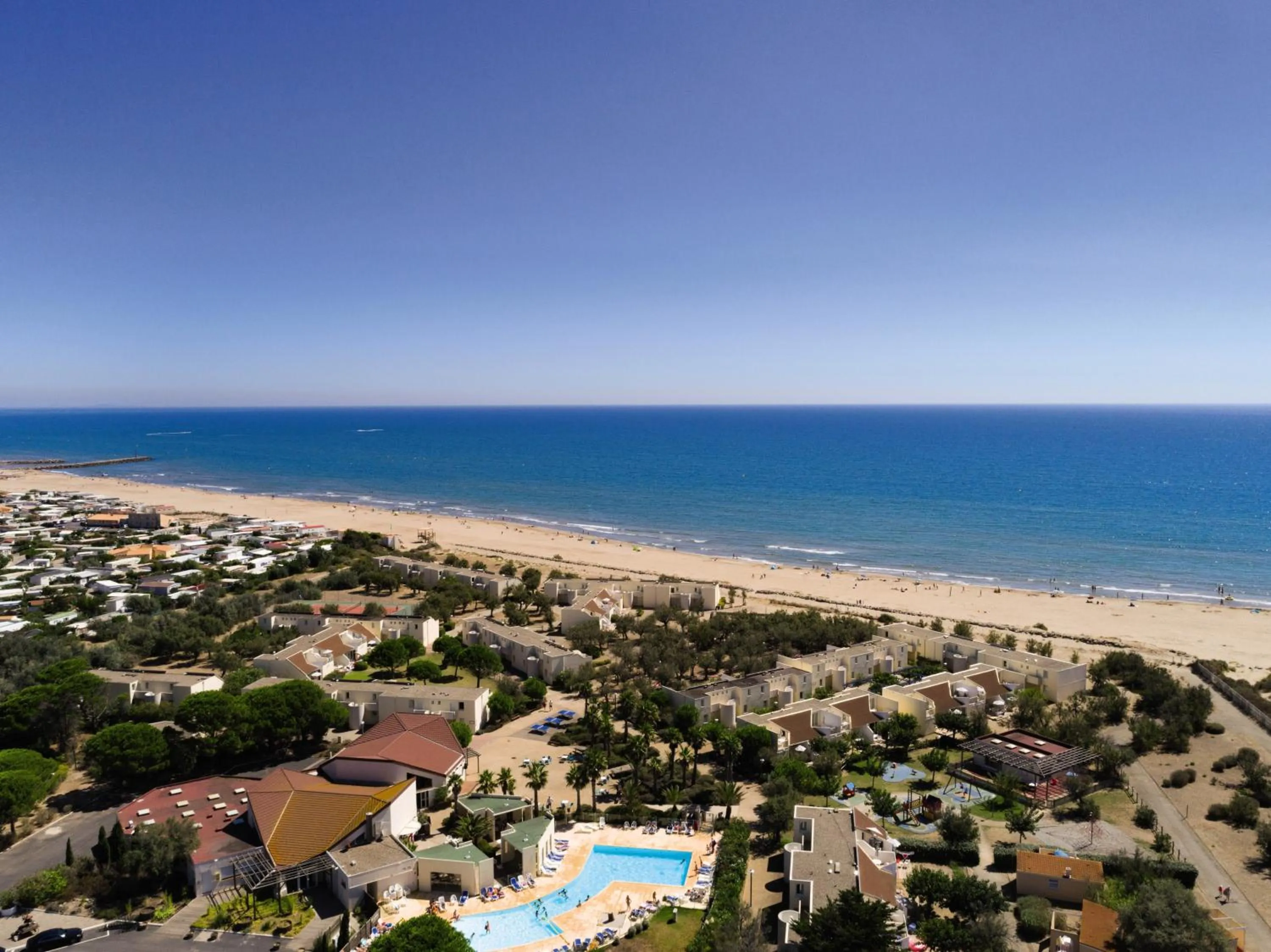 Bird's eye view in Belambra Clubs Résidence Gruissan - Les Ayguades