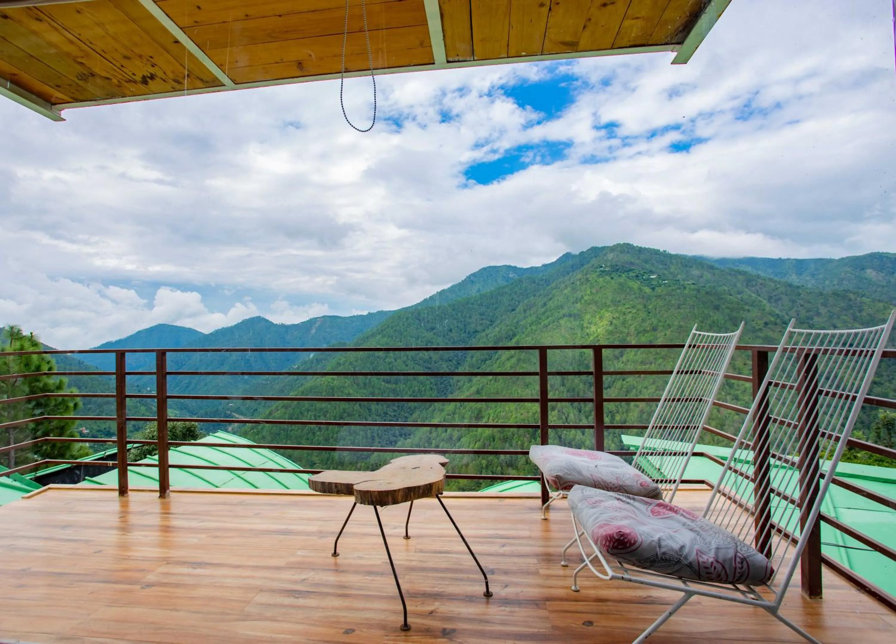 Balcony/Terrace in Seclude Ramgarh Cliff's edge