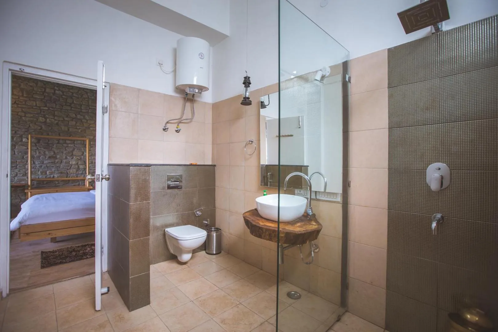 Bathroom in Seclude Ramgarh Cliff's edge