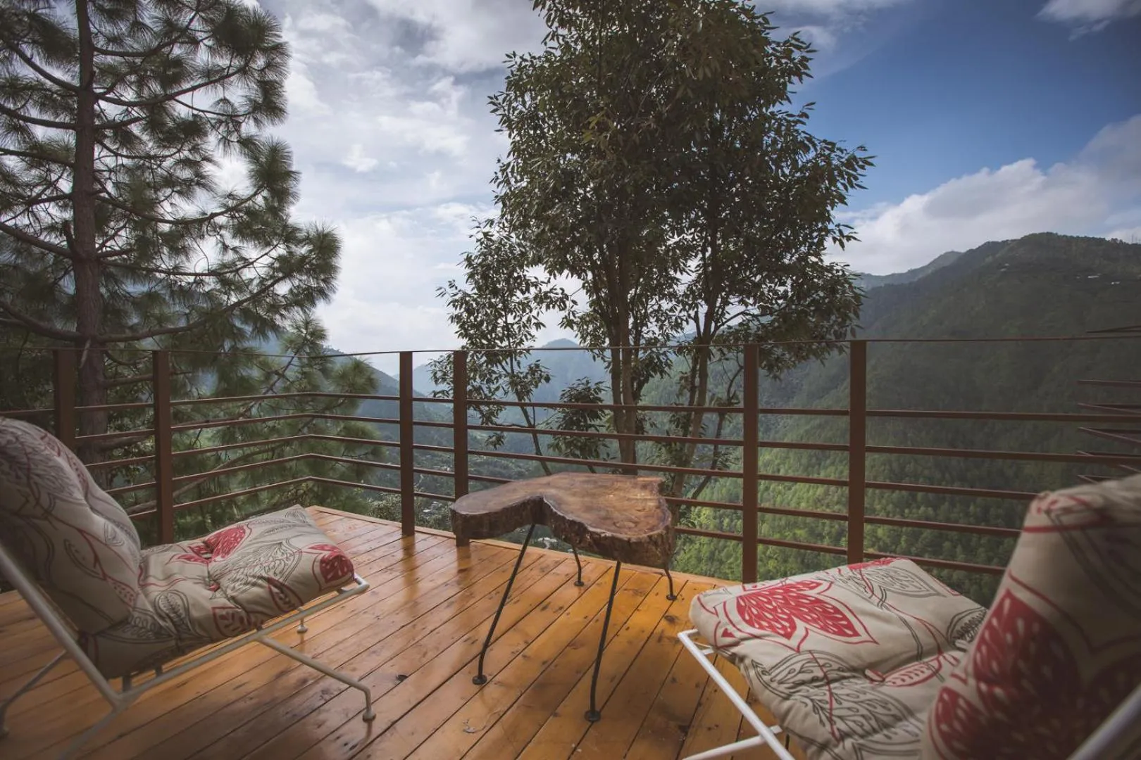 Balcony/Terrace in Seclude Ramgarh Cliff's edge
