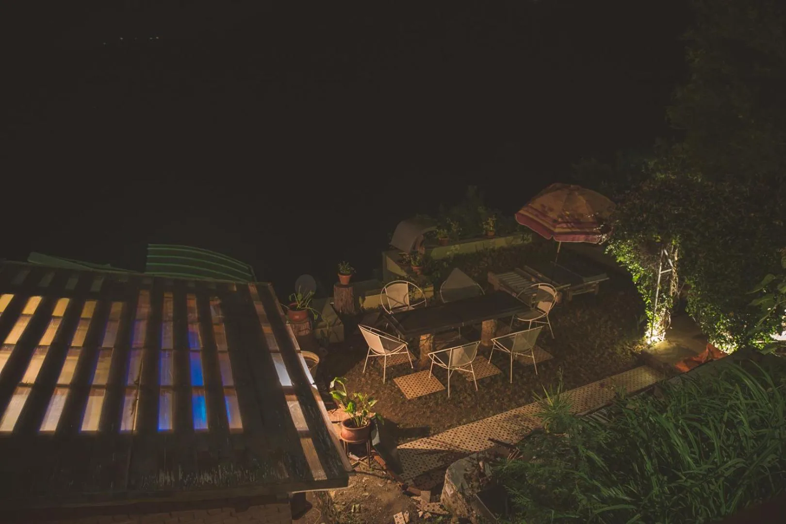 Bird's eye view in Seclude Ramgarh Cliff's edge