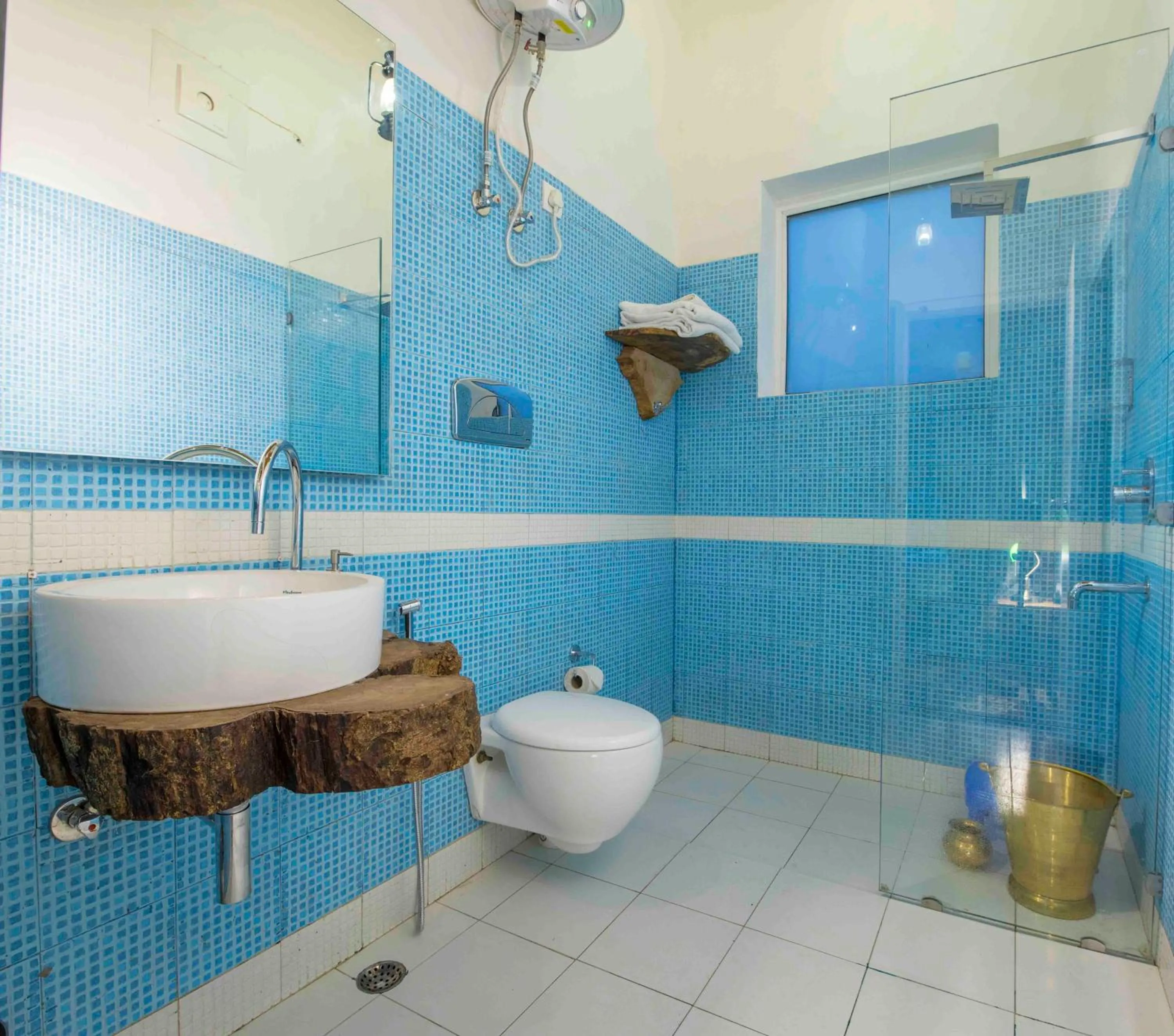 Bathroom in Seclude Ramgarh Cliff's edge