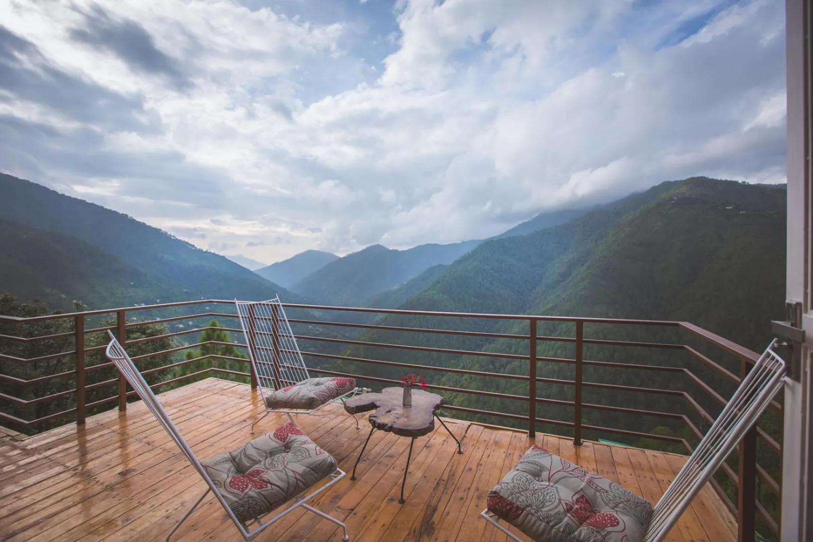 Balcony/Terrace in Seclude Ramgarh Cliff's edge