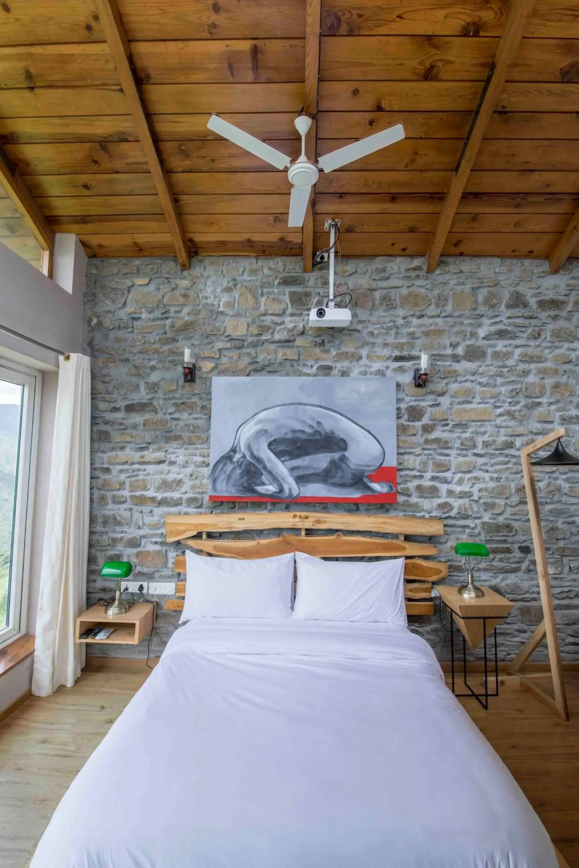 Bedroom, Bed in Seclude Ramgarh Cliff's edge Bedroom, Bed in Seclude Ramgarh Cliff's edge