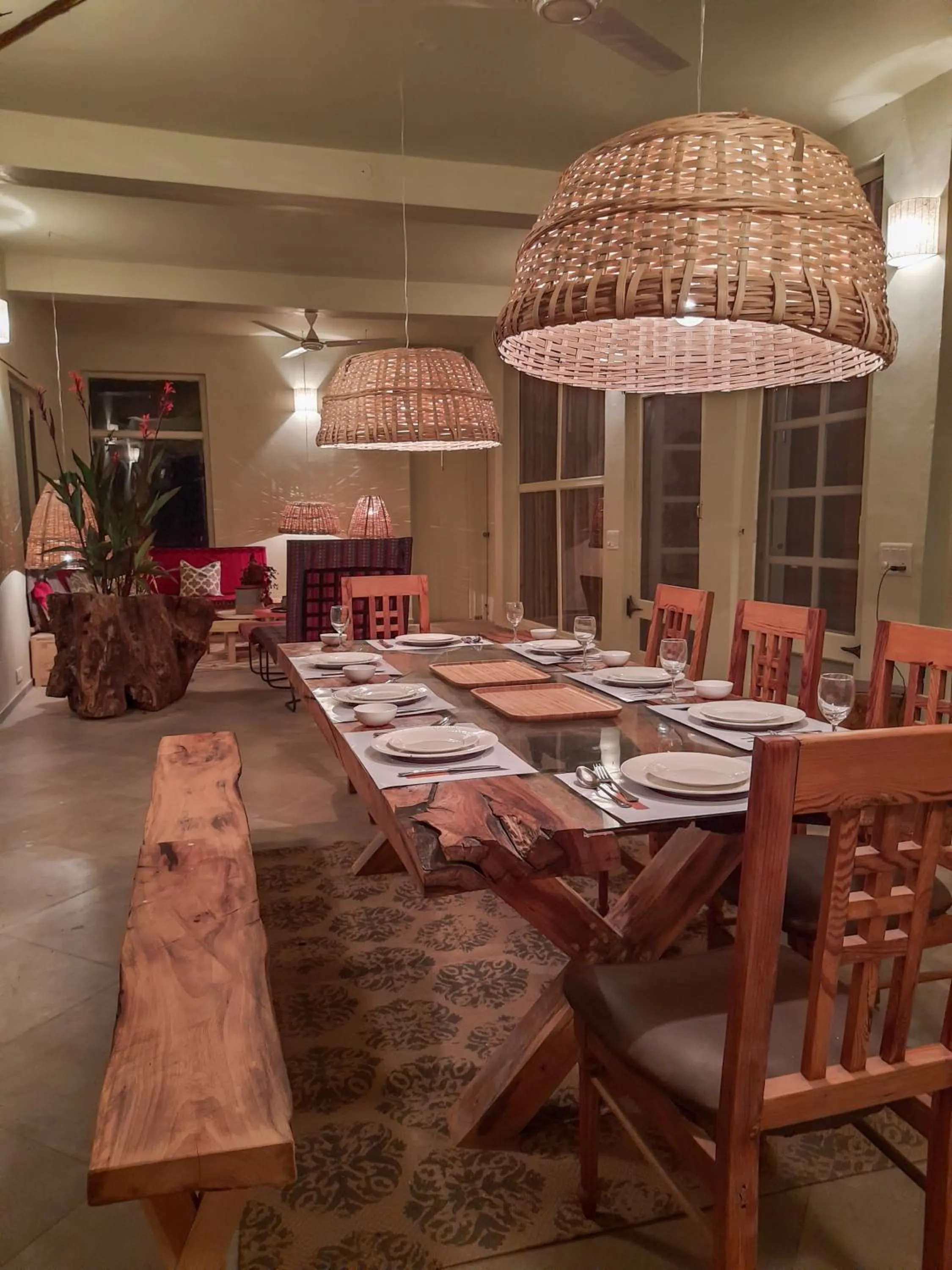 Dining area in Seclude Palampur