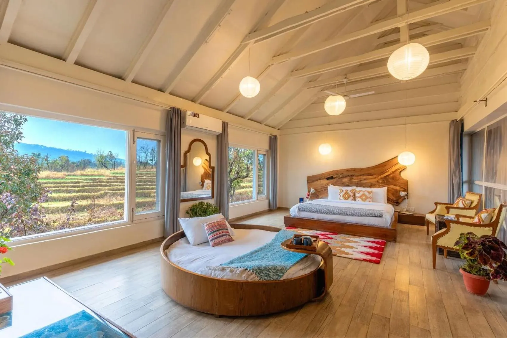 Bedroom, Bed in Seclude Palampur