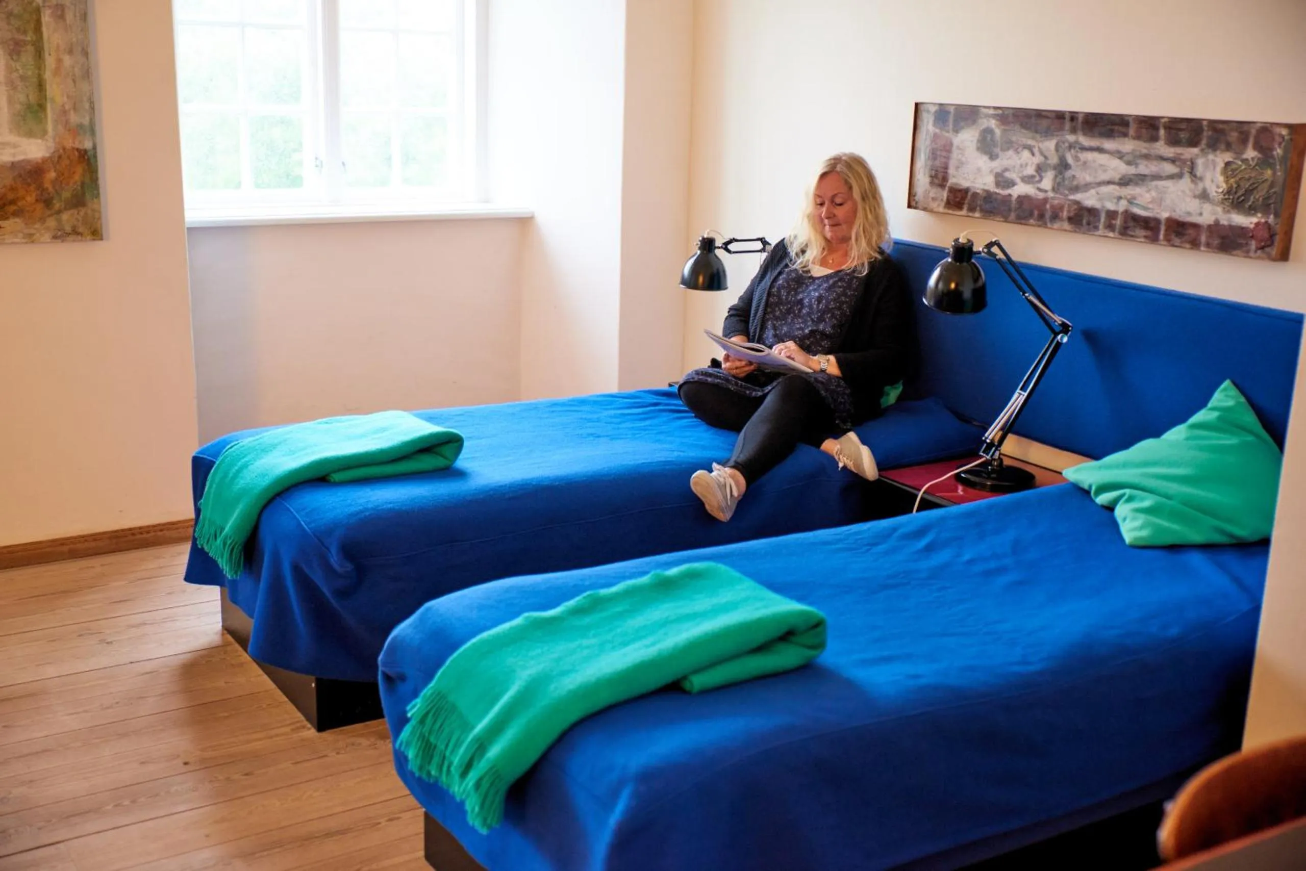 Bed in Danhostel Vitskøl Kloster