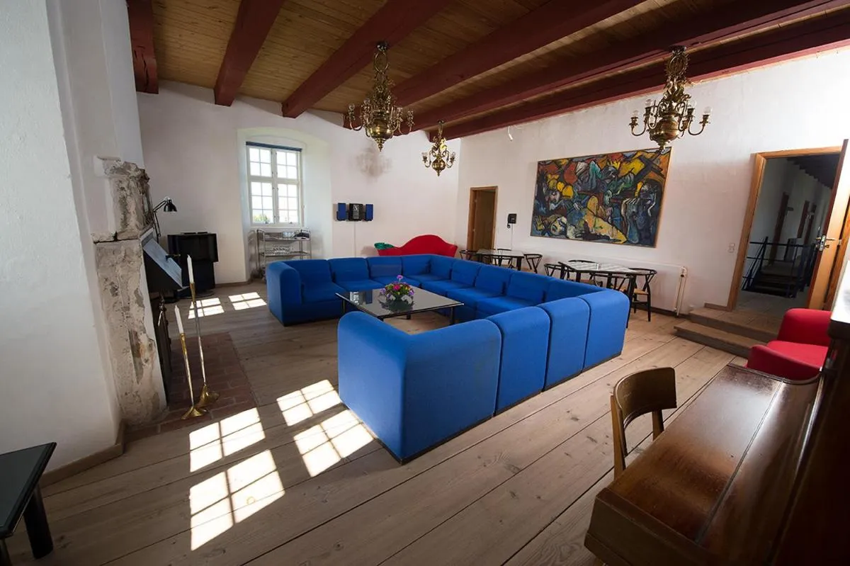 Seating area in Danhostel Vitskøl Kloster