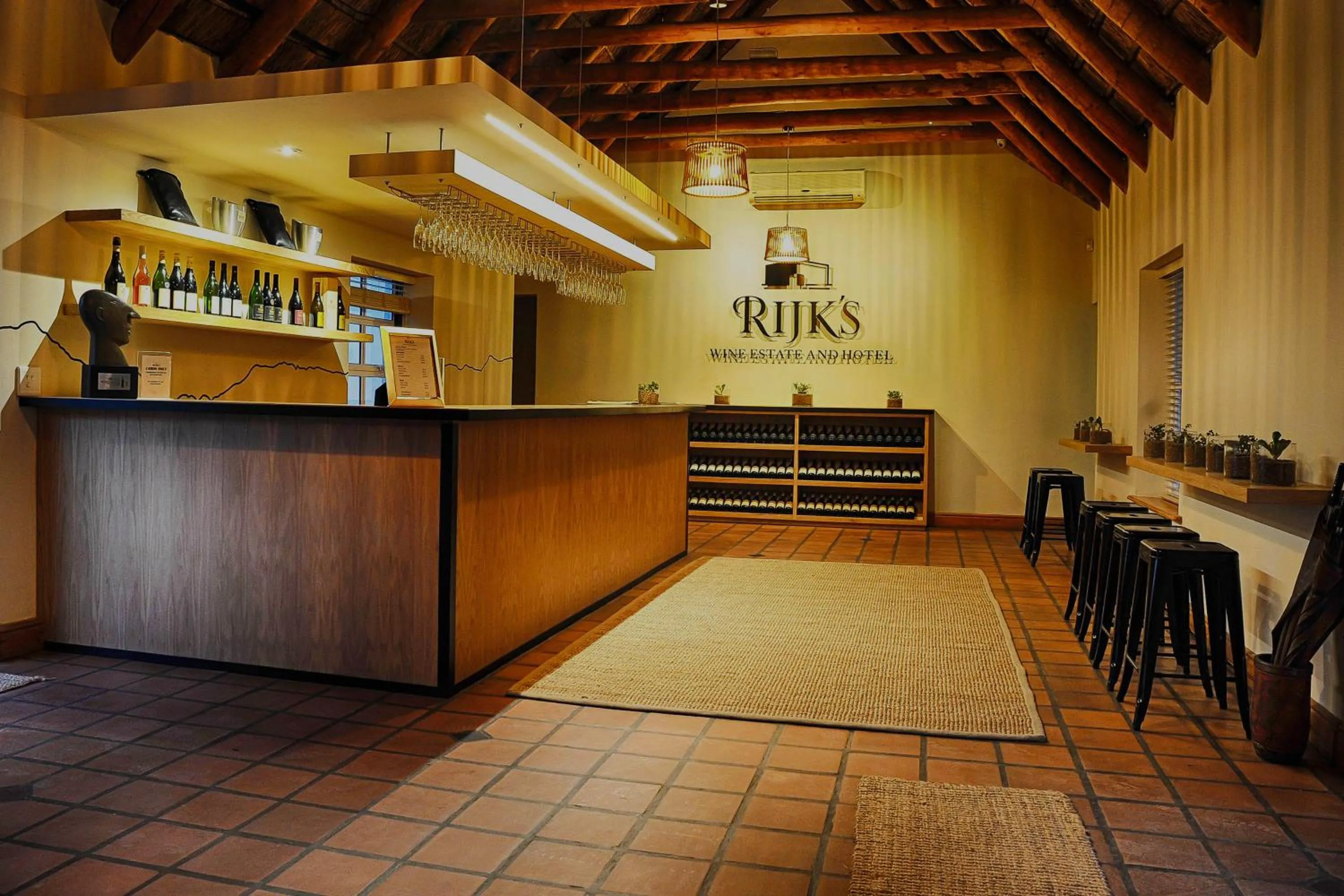 Lounge or bar in Rijk's Wine Estate & Hotel