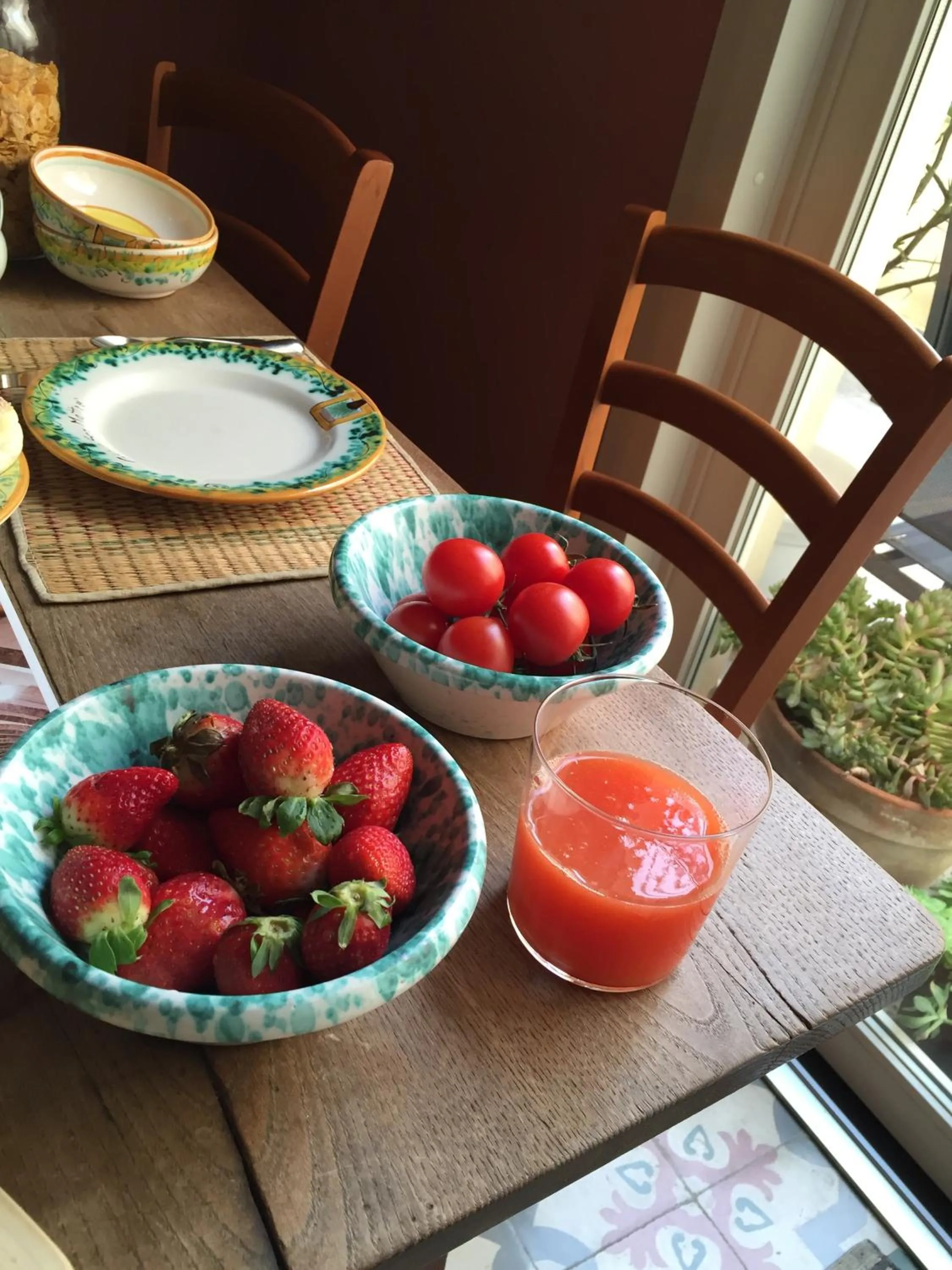Food close-up in B&B Case a San Matteo