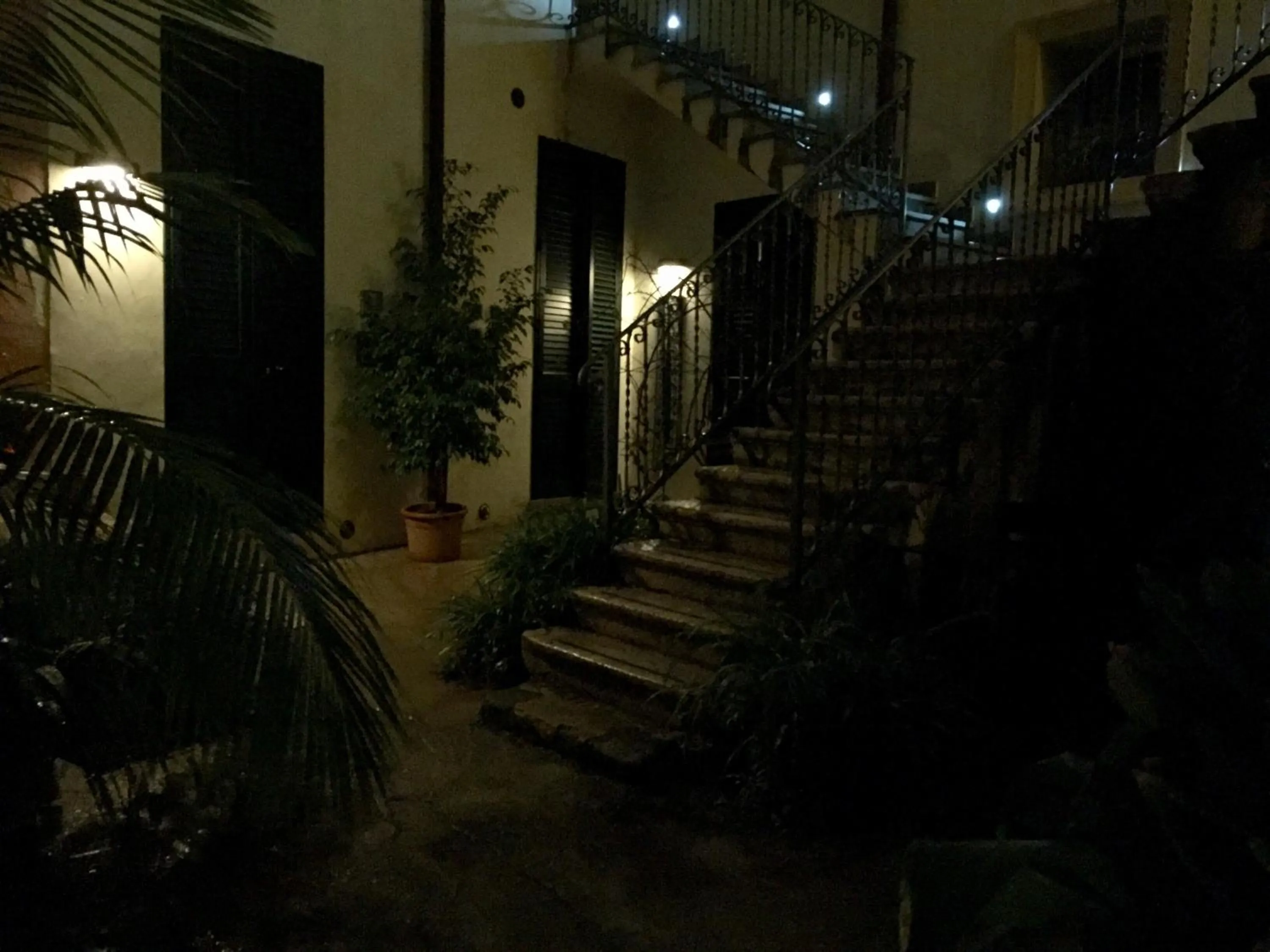 Patio in B&B Case a San Matteo
