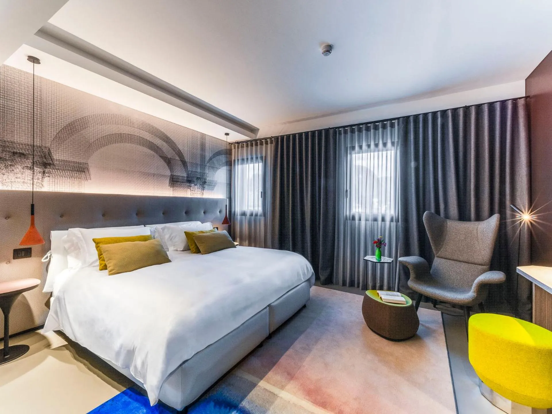 Bedroom, Bed in Hotel Doriguzzi