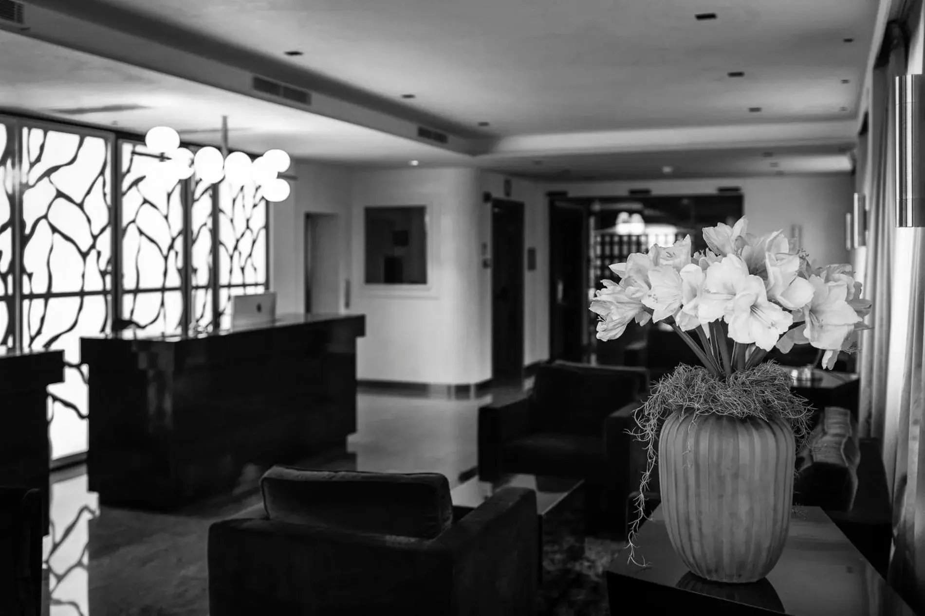 Lobby or reception in Hotel Doriguzzi Lobby or reception in Hotel Doriguzzi