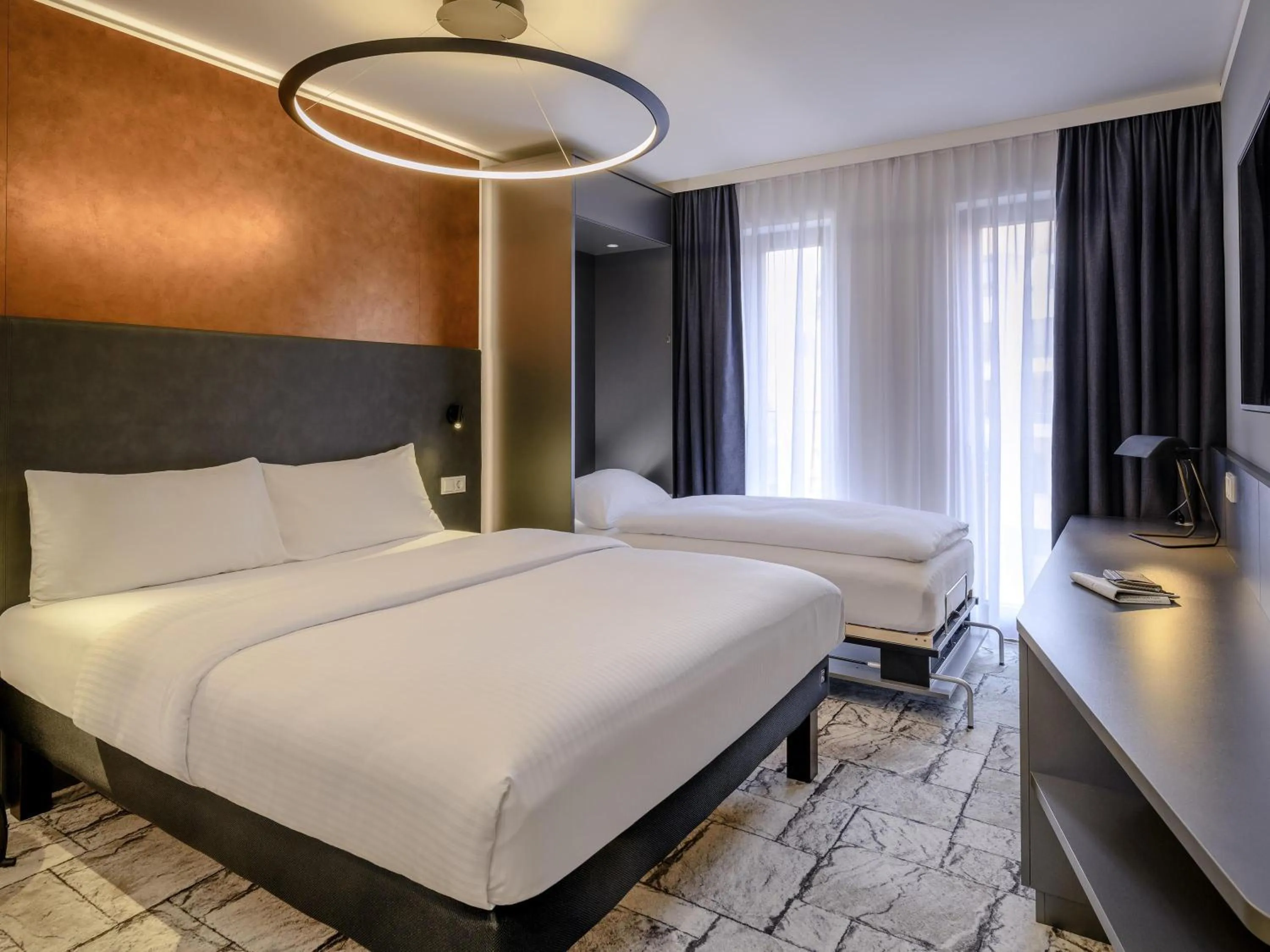 Bedroom, Bed in ibis Styles Bamberg