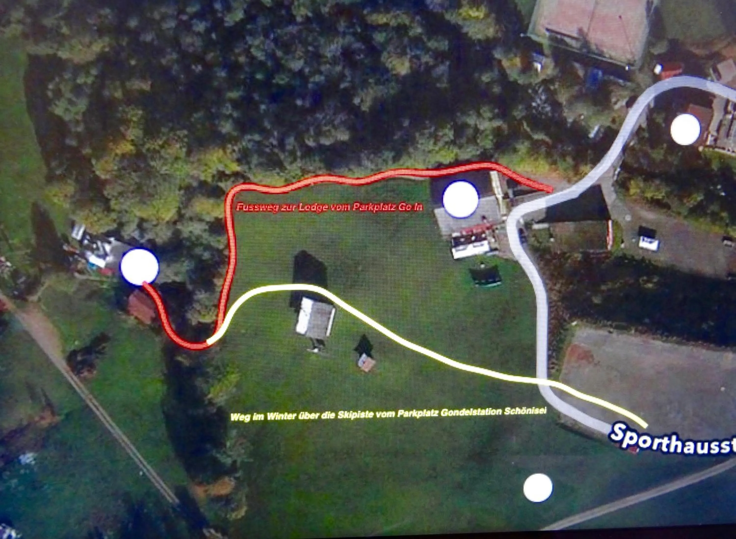 On site in Free Spirit Lodge