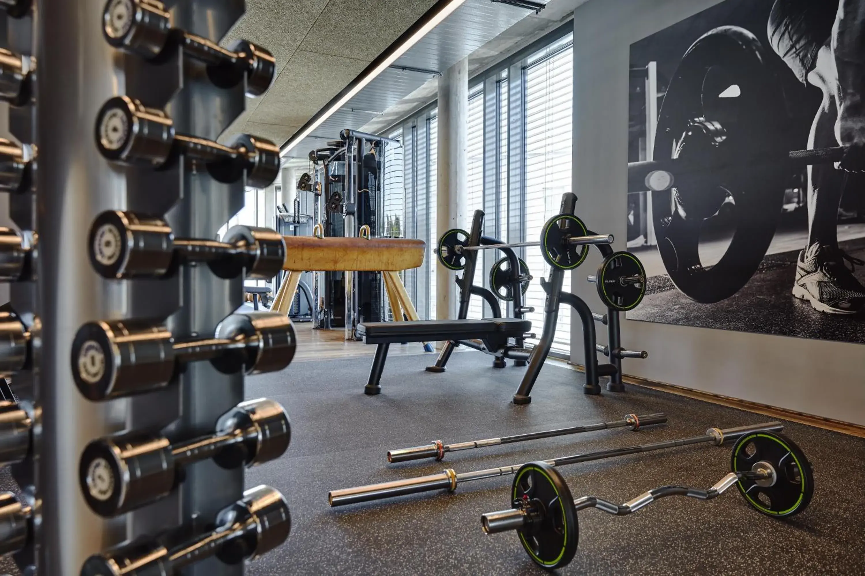 Fitness centre/facilities in Me and All Hotel Mainz, by Hyatt Fitness centre/facilities in Me and All Hotel Mainz, by Hyatt