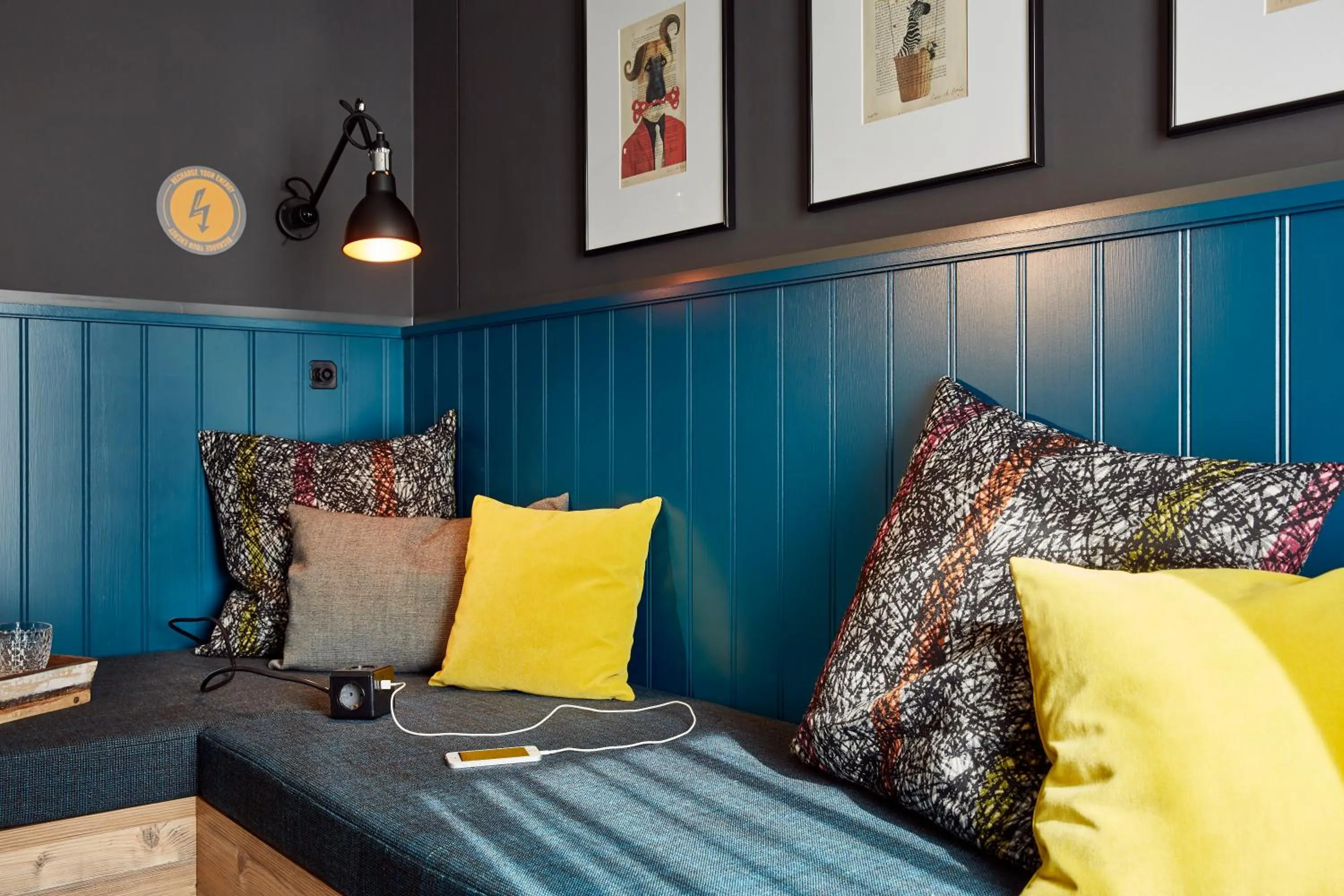 Living room in Me and All Hotel Mainz, by Hyatt