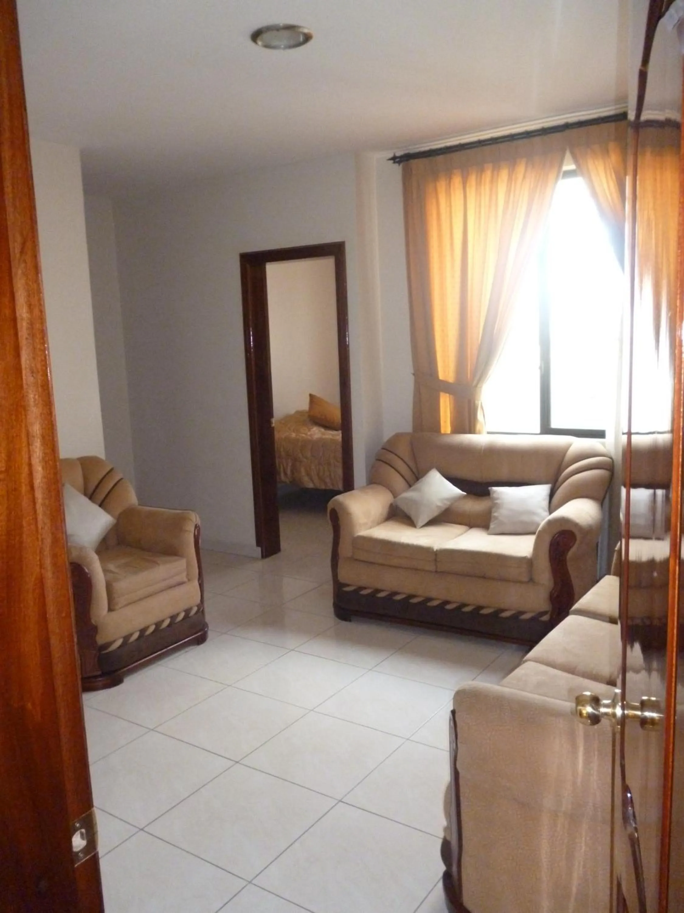 Seating area in Hostal Fevilamir