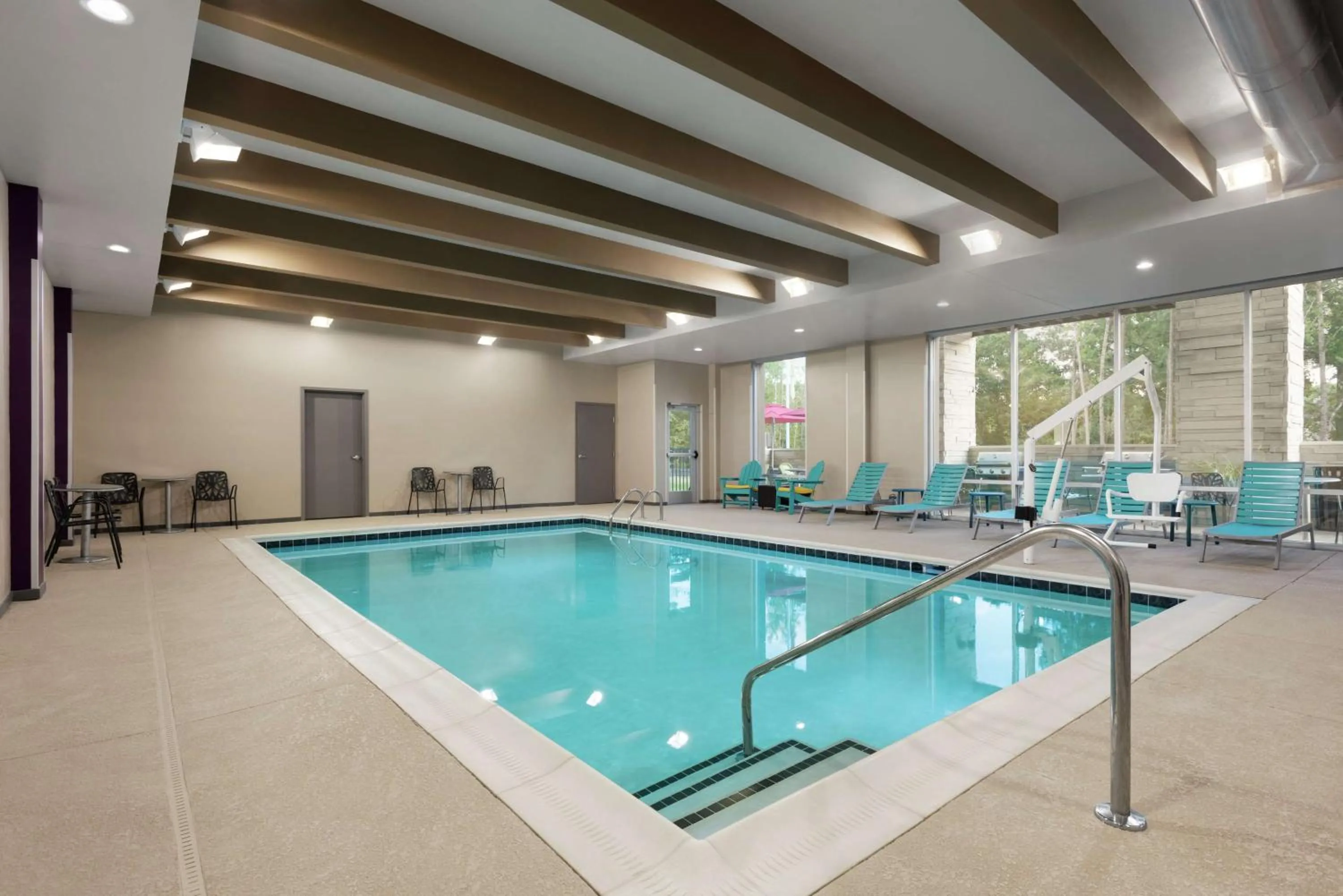 Pool view in Home2 Suites By Hilton Columbia Harbison