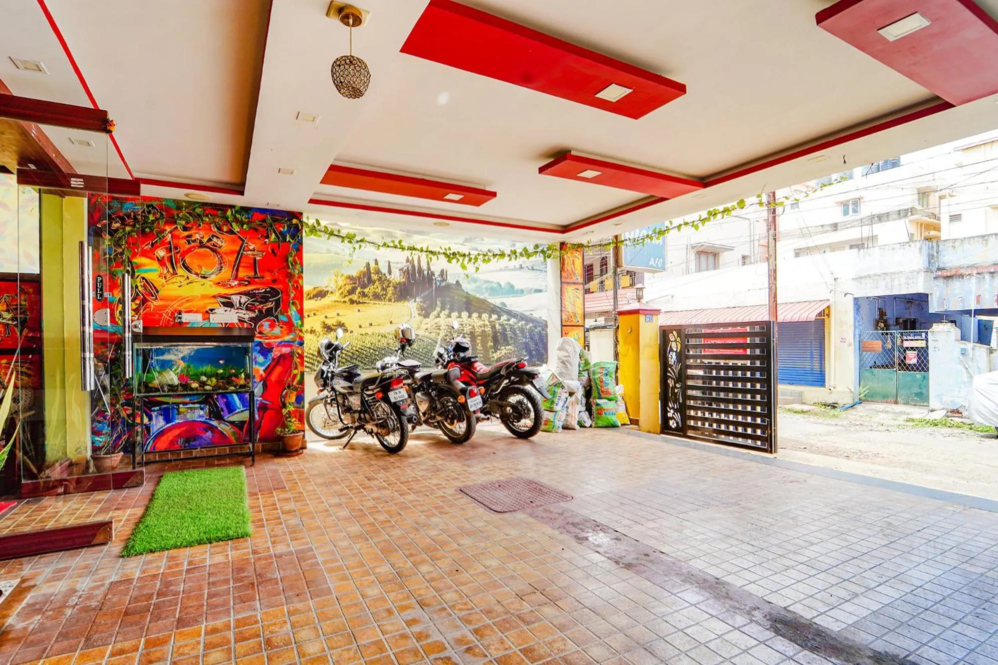 Facade/entrance in FabExpress Apple Grand - 200m from Our Lady of Fatima Church