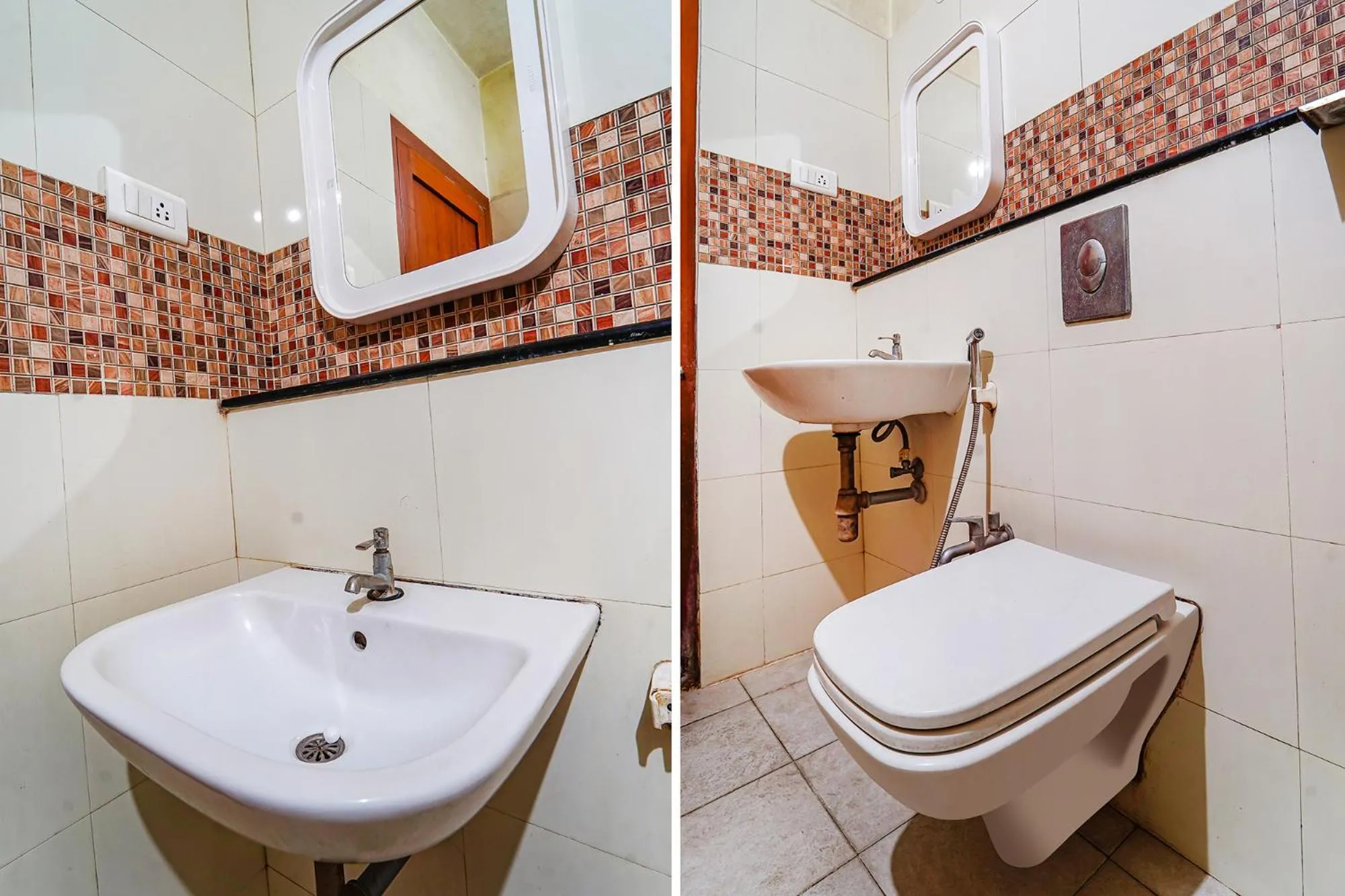 Bathroom in FabExpress Apple Grand - 200m from Our Lady of Fatima Church