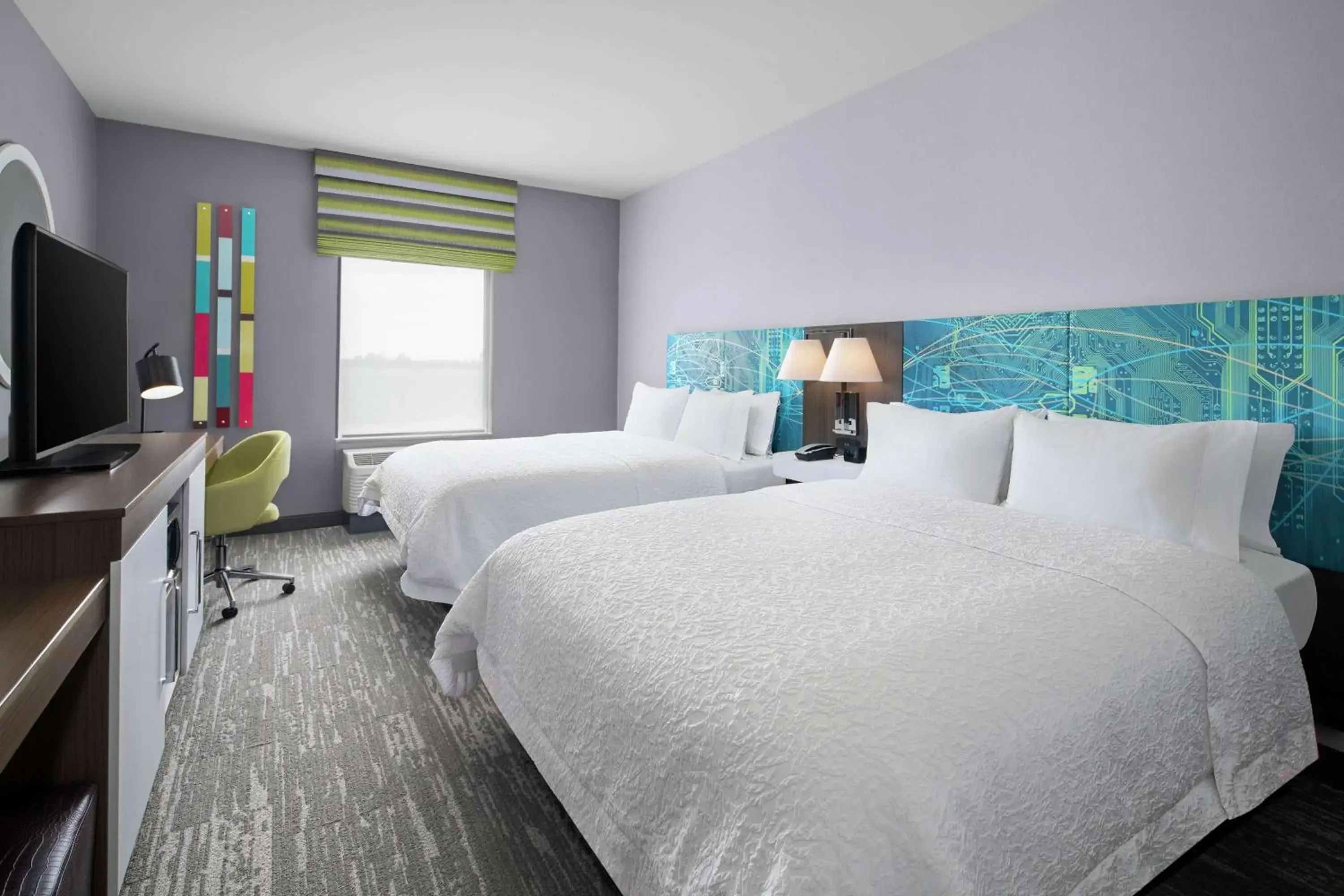 Queen Room with Two Queen Beds - Hearing Access/Non-Smoking in Hampton Inn Sikeston Queen Room with Two Queen Beds - Hearing Access/Non-Smoking in Hampton Inn Sikeston