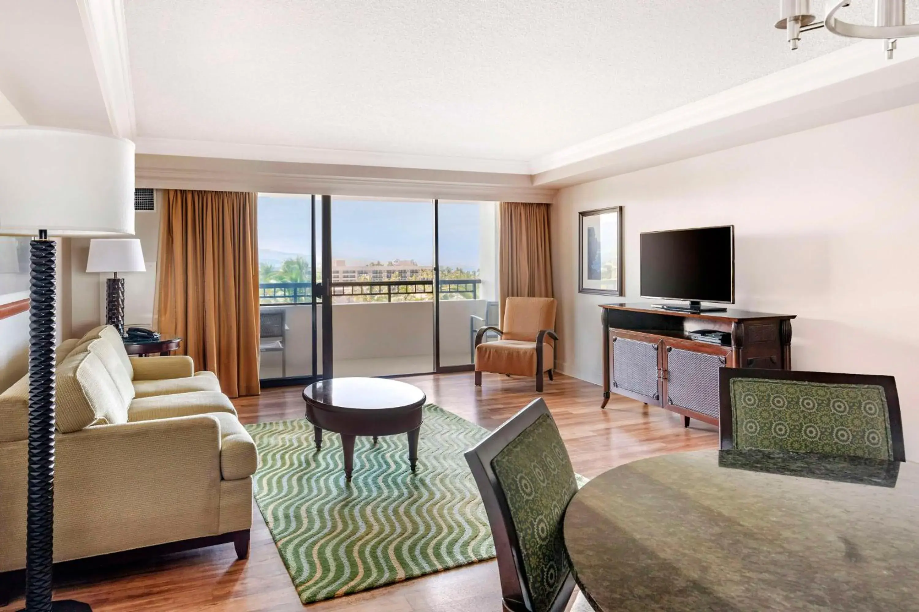 Living room in Hilton Grand Vacations Club Ocean Tower Waikoloa Village Living room in Hilton Grand Vacations Club Ocean Tower Waikoloa Village