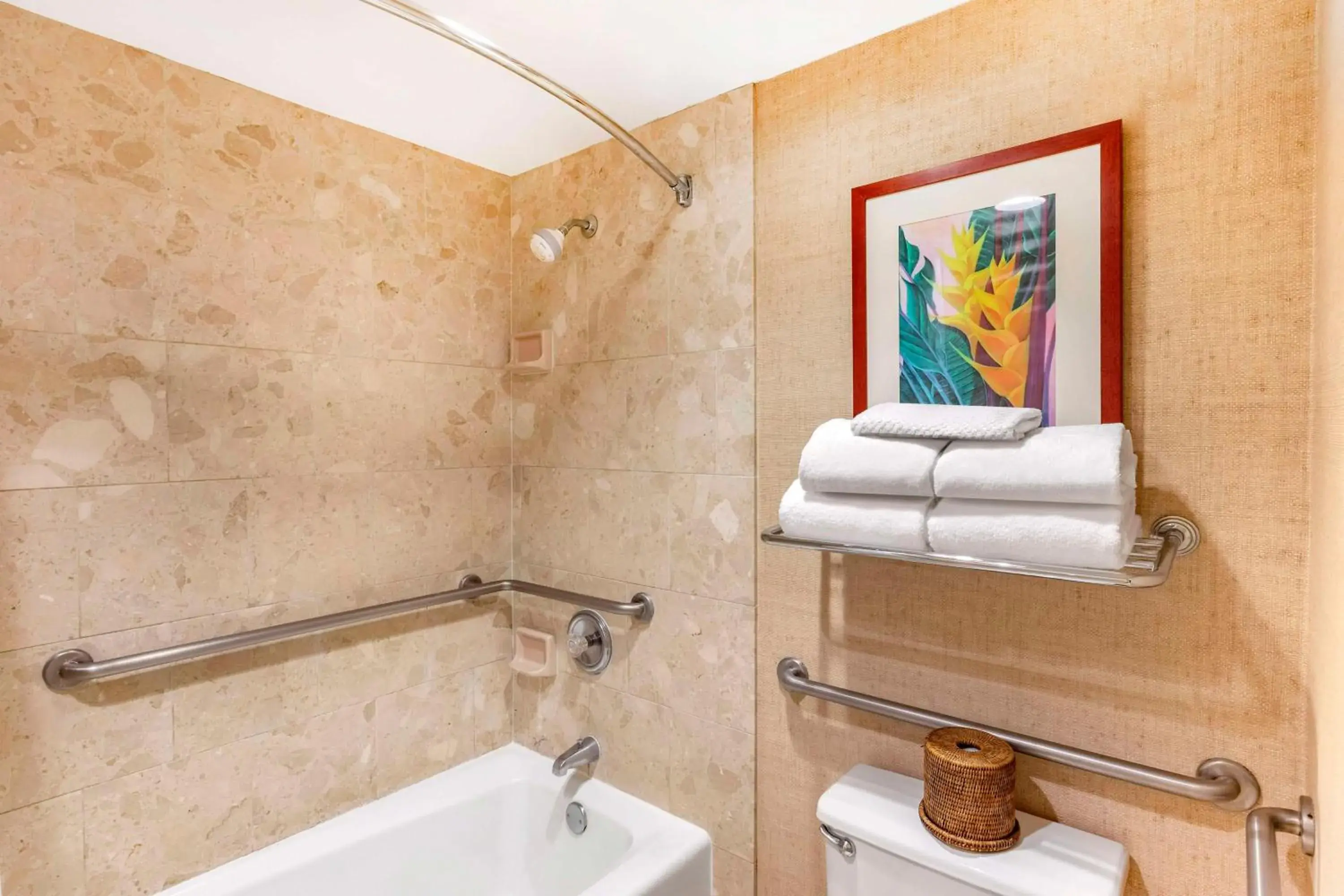 Bathroom in Hilton Grand Vacations Club Ocean Tower Waikoloa Village Bathroom in Hilton Grand Vacations Club Ocean Tower Waikoloa Village