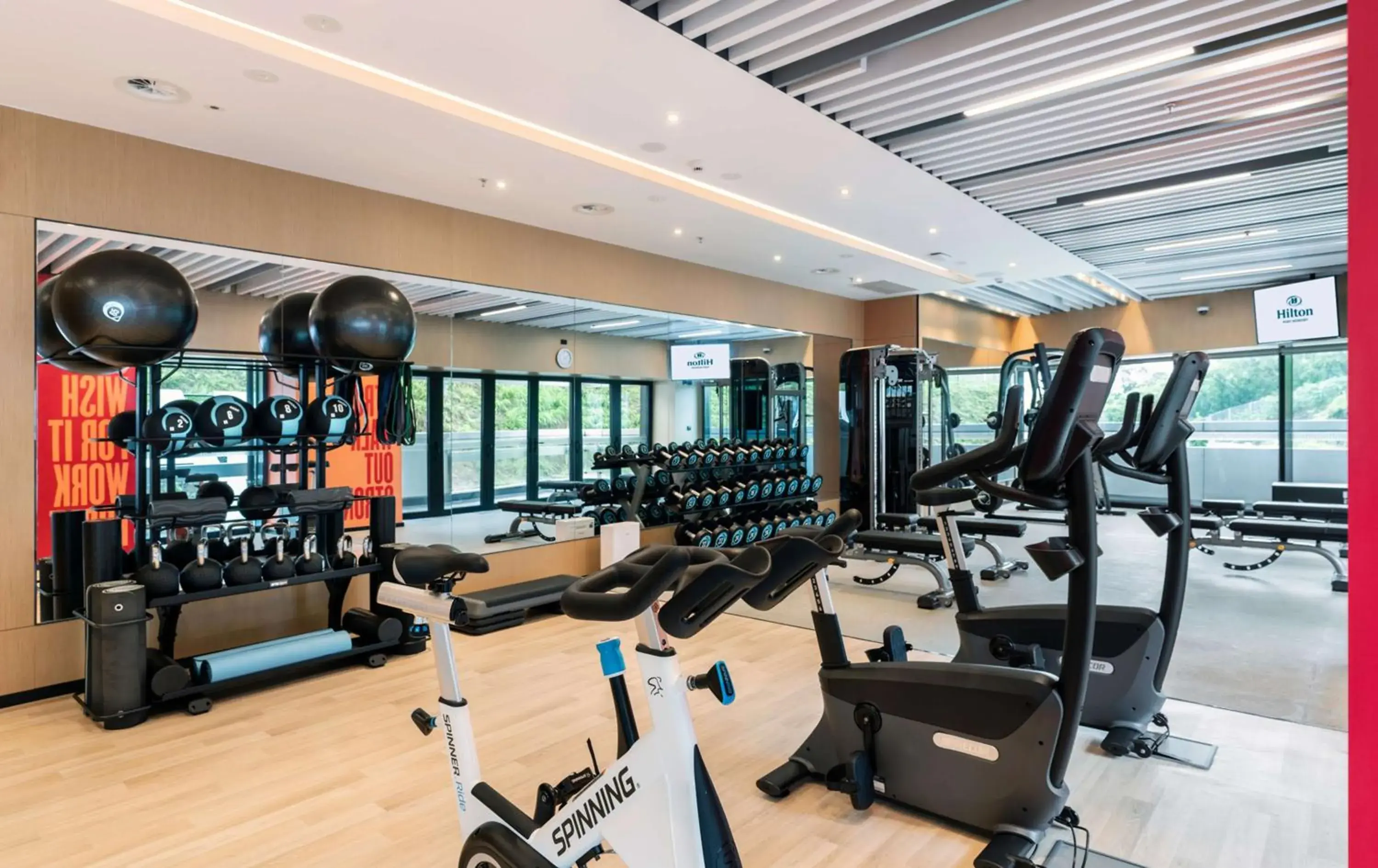 Fitness centre/facilities in Hilton Port Moresby Hotel & Residences Fitness centre/facilities in Hilton Port Moresby Hotel & Residences