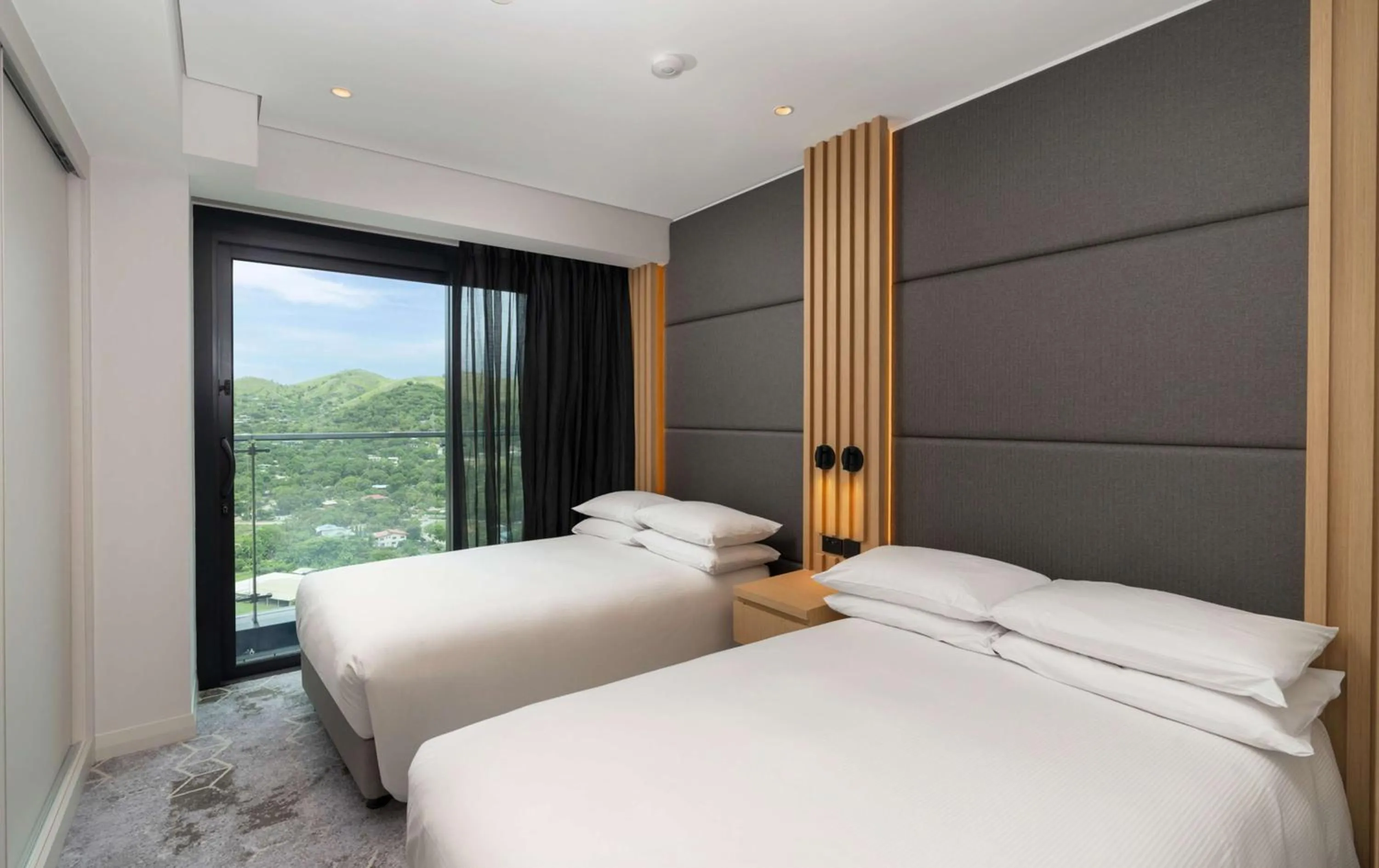 Bed in Hilton Port Moresby Hotel & Residences