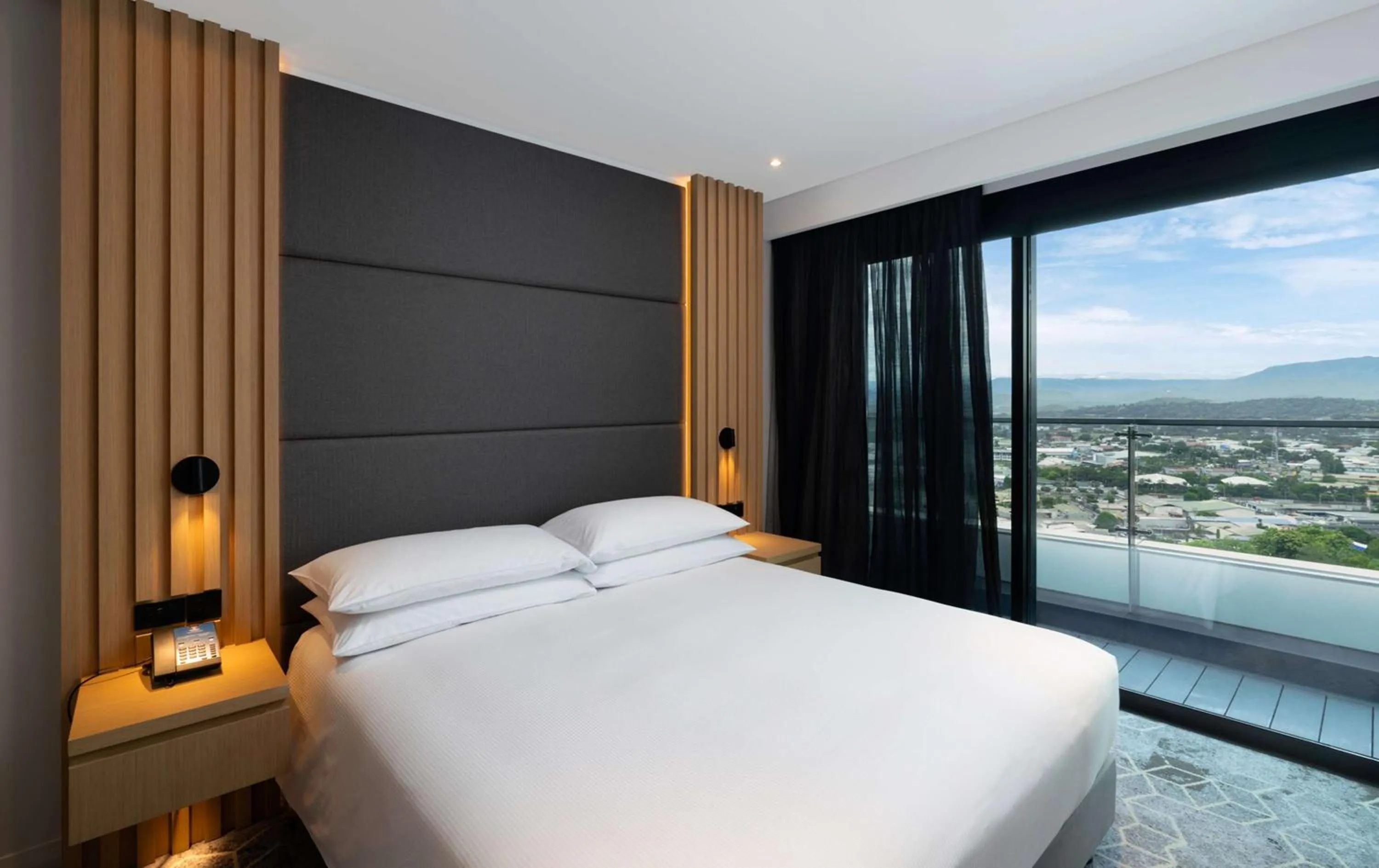 Bed in Hilton Port Moresby Hotel & Residences