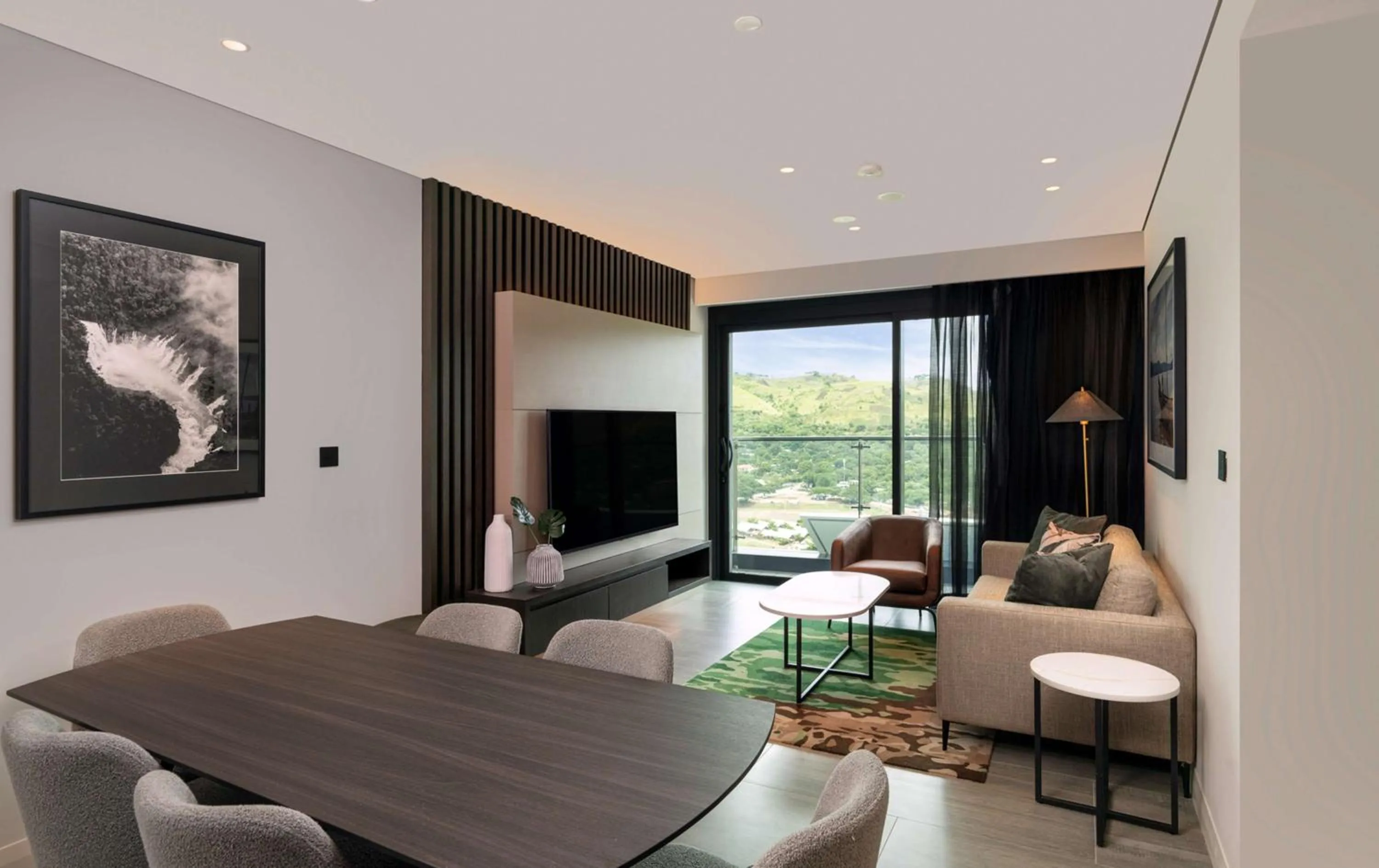 Living room in Hilton Port Moresby Hotel & Residences