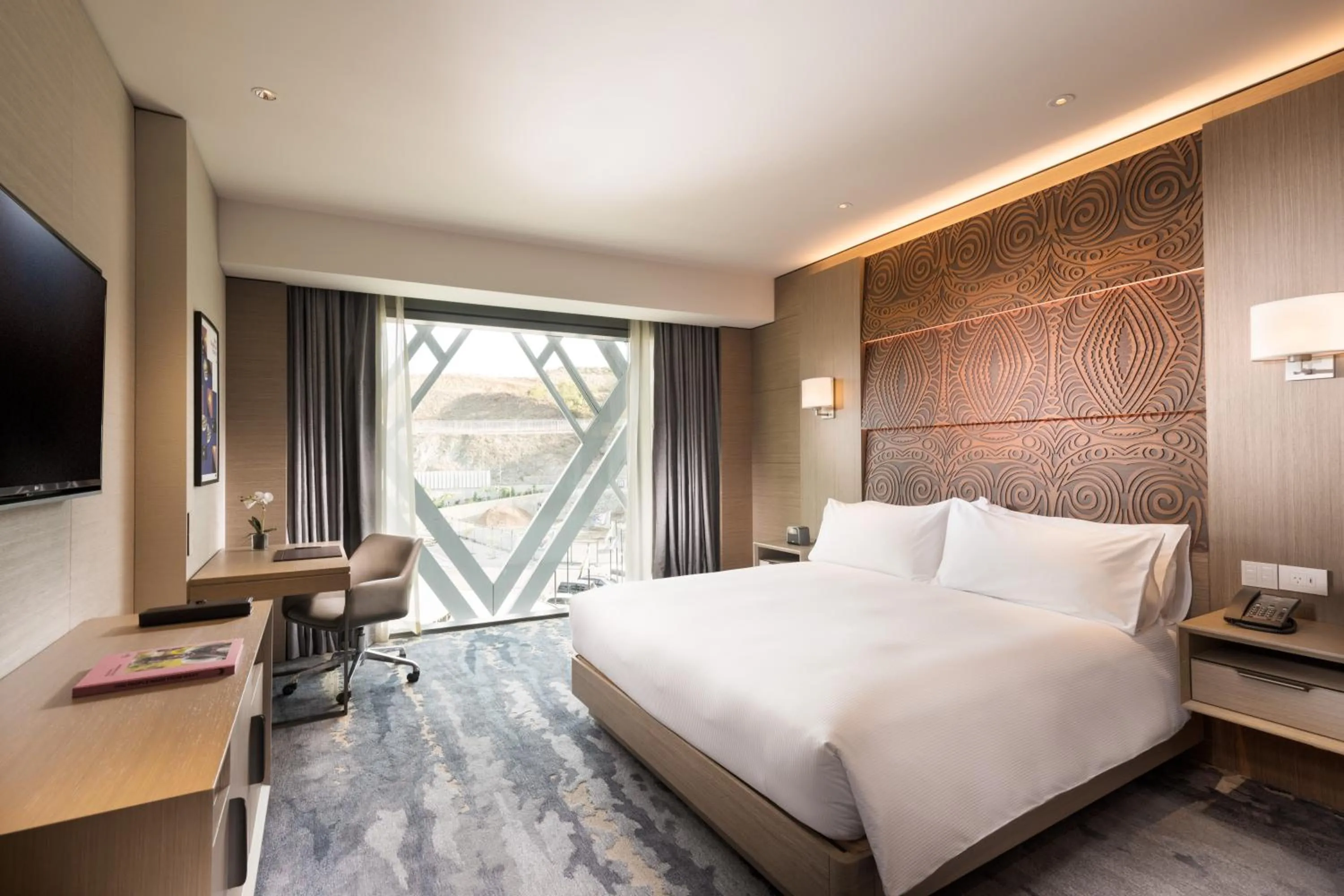 Bedroom, Bed in Hilton Port Moresby Hotel & Residences