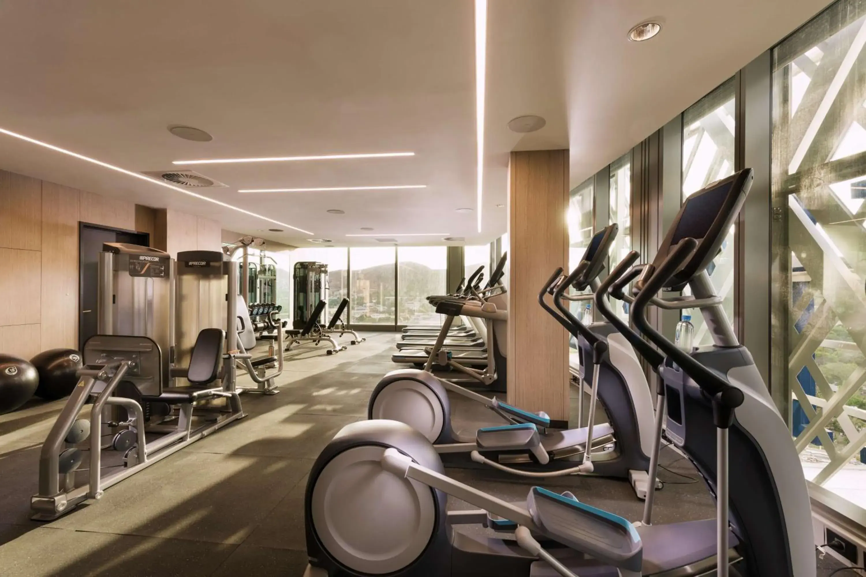 Fitness centre/facilities in Hilton Port Moresby Hotel & Residences Fitness centre/facilities in Hilton Port Moresby Hotel & Residences