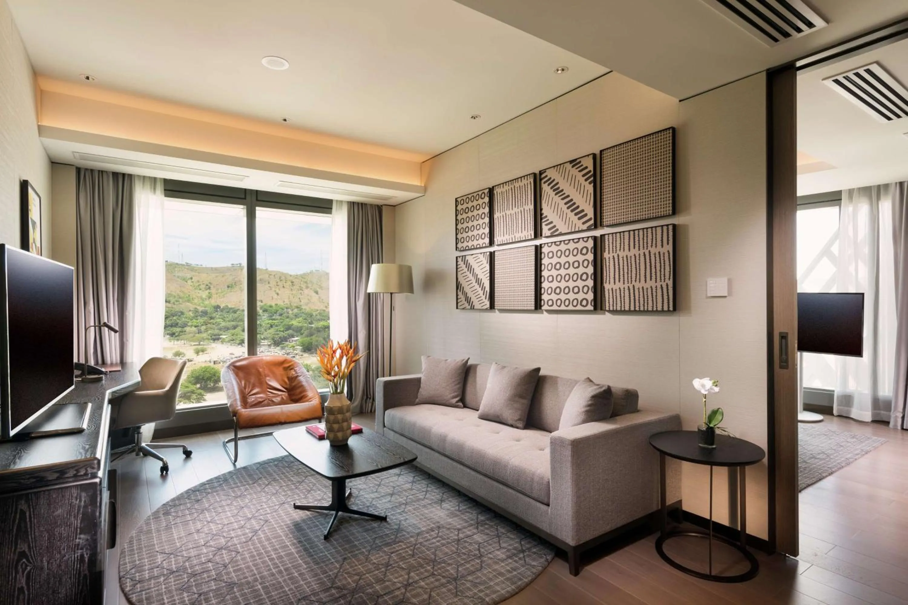 Living room in Hilton Port Moresby Hotel & Residences