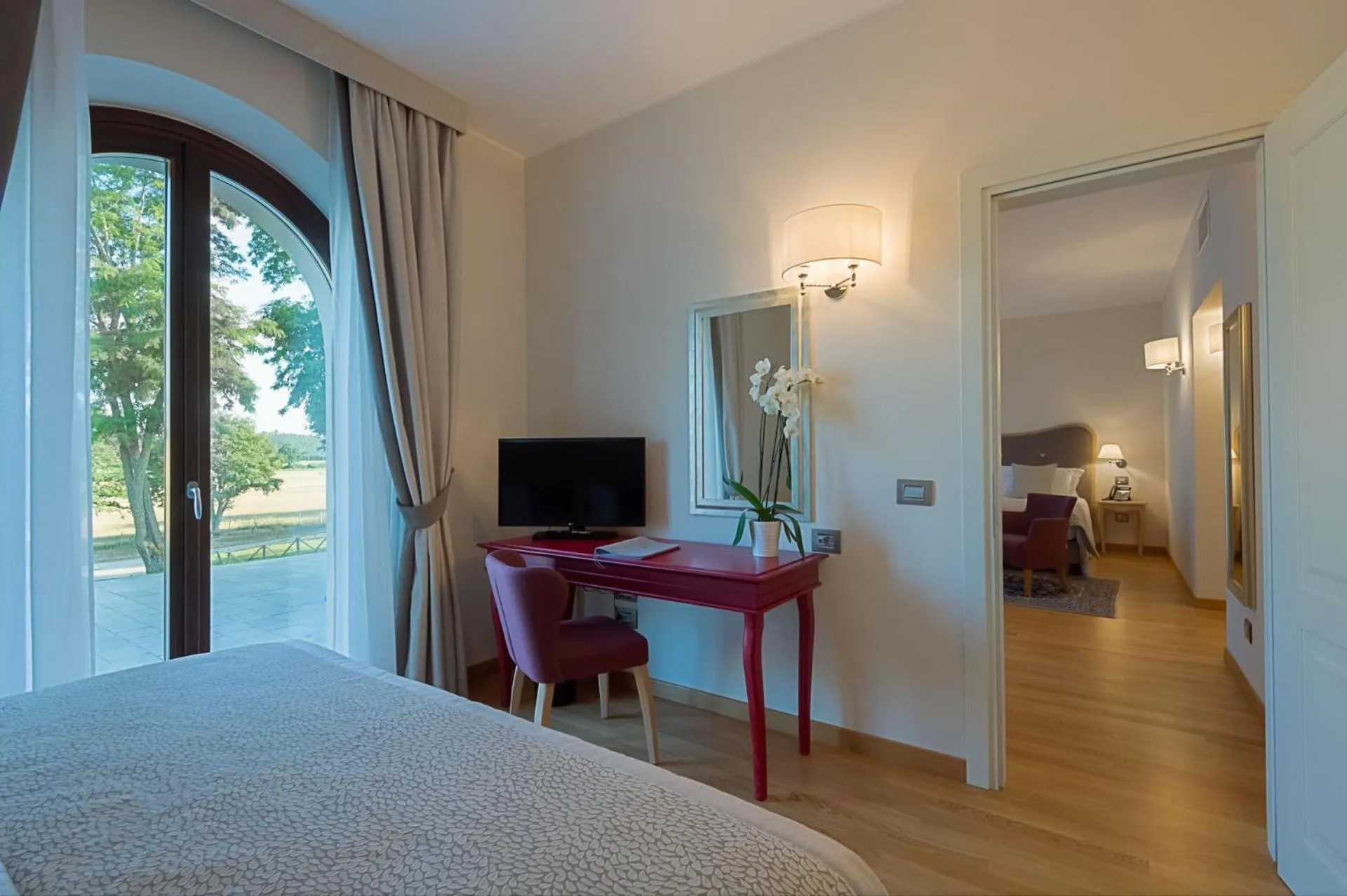 Photo of the whole room, Bed in Borgo La Chiaracia Resort & SPA