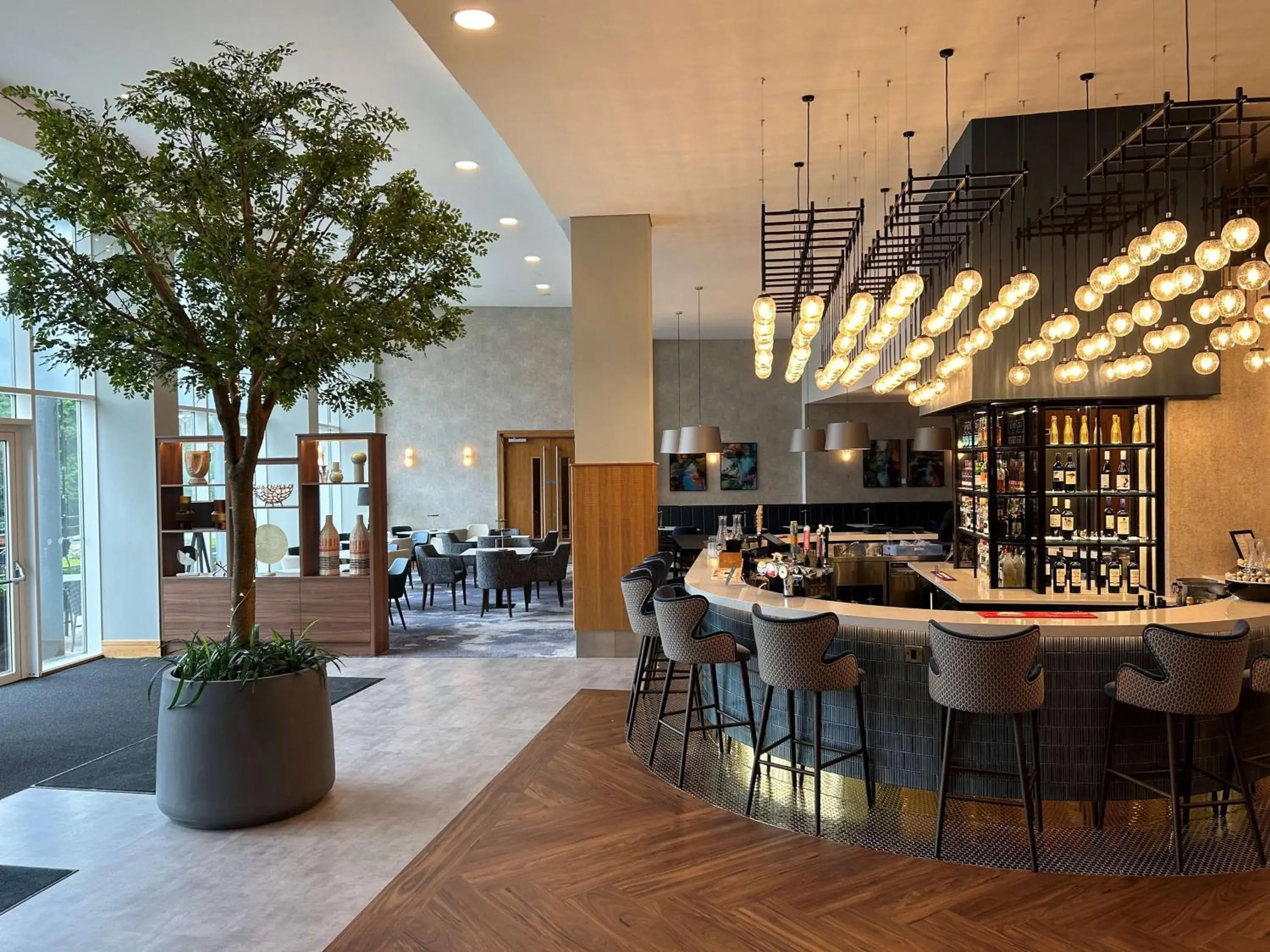 Lounge or bar in Radisson Blu Hotel, Durham Lounge or bar in Radisson Blu Hotel, Durham