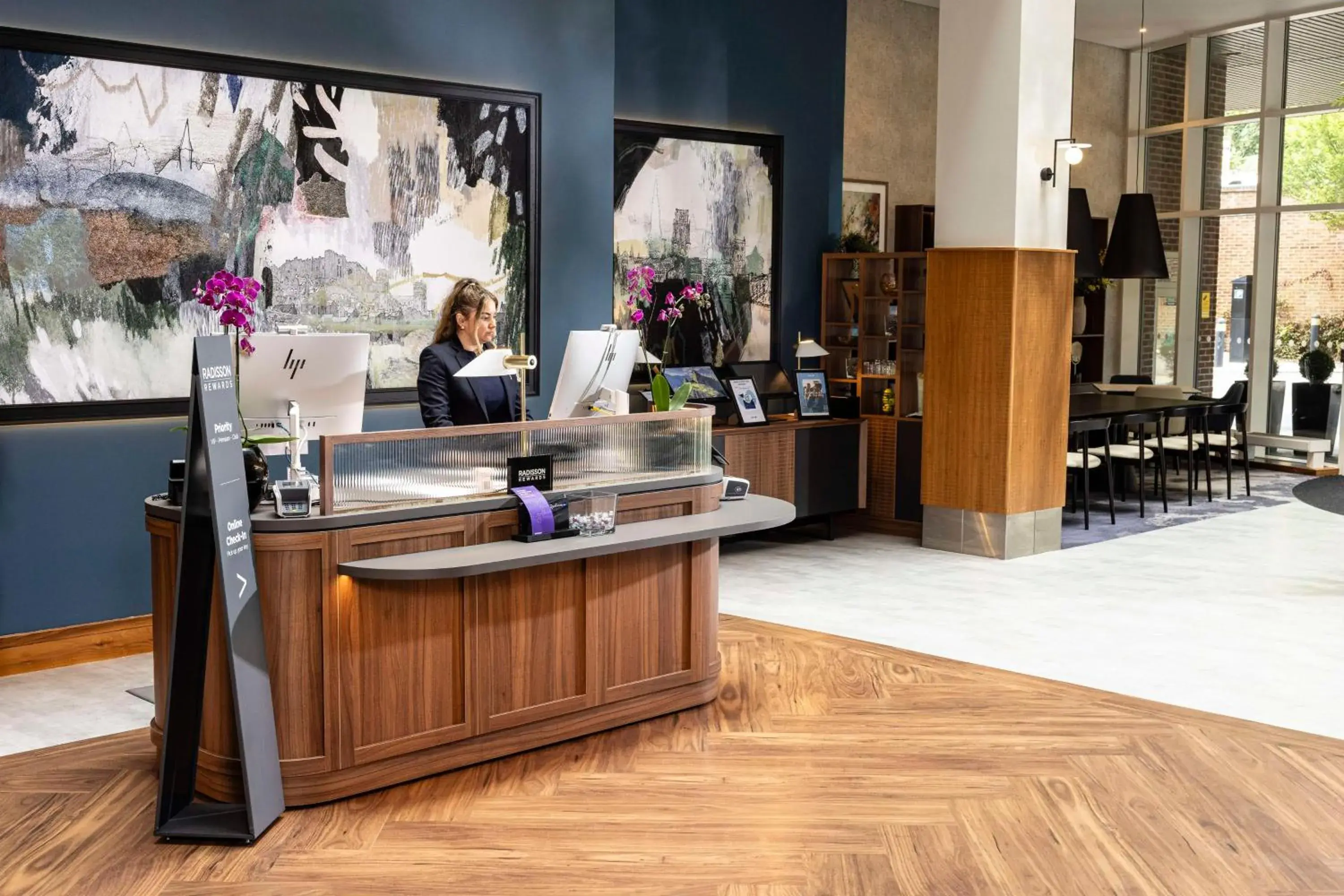 Lobby or reception in Radisson Blu Hotel, Durham Lobby or reception in Radisson Blu Hotel, Durham