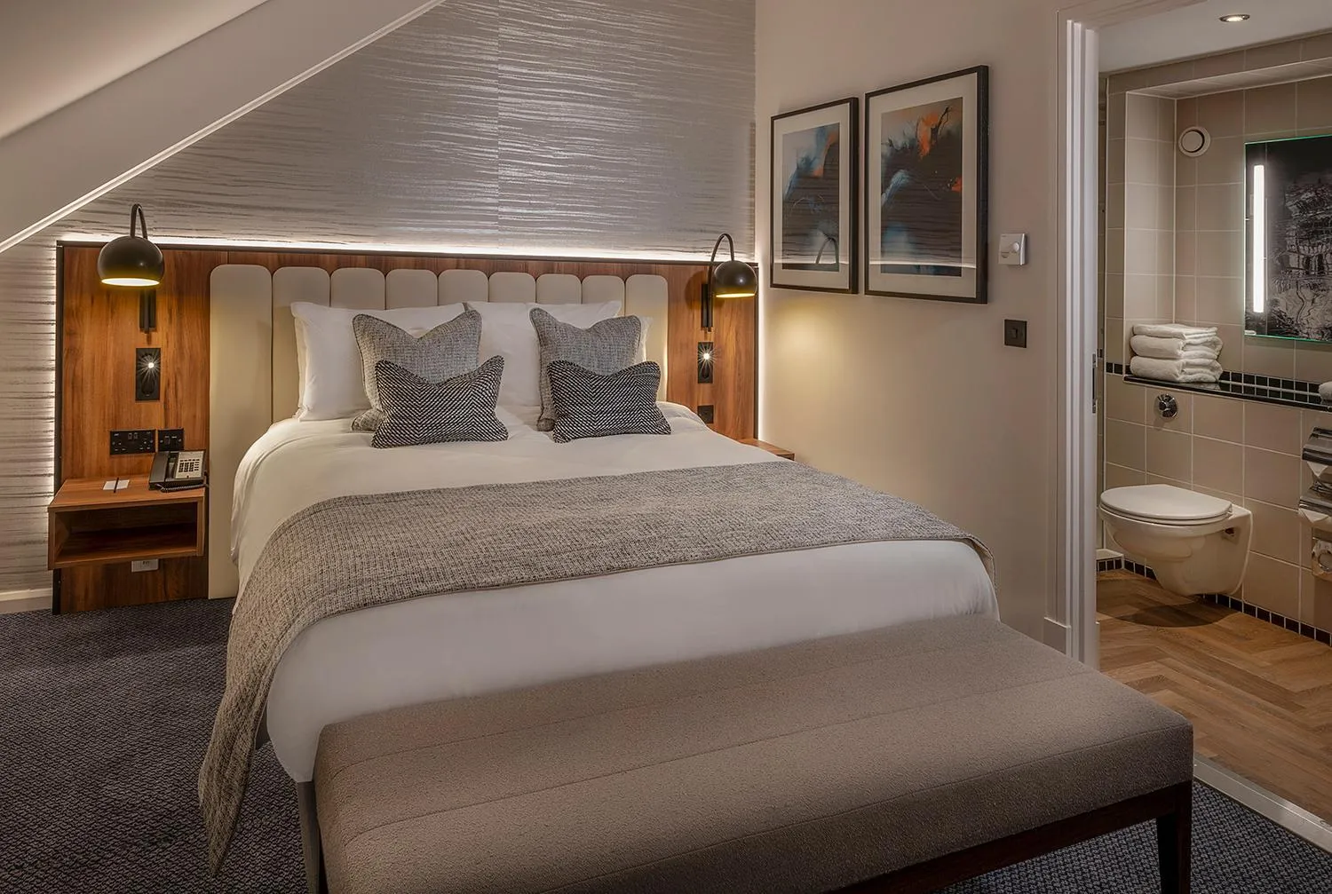 Bed in Radisson Blu Hotel, Durham