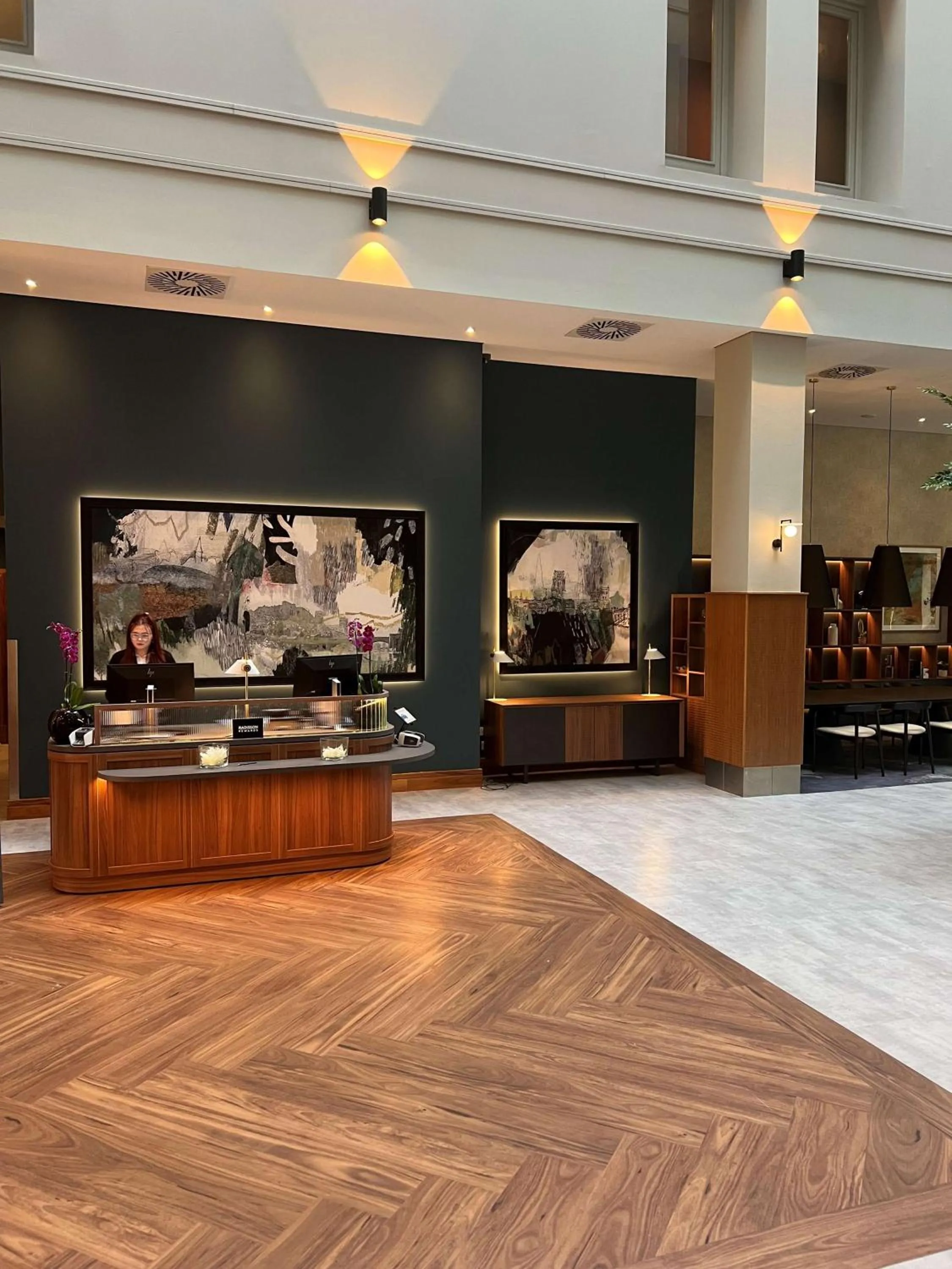 Lobby or reception in Radisson Blu Hotel, Durham