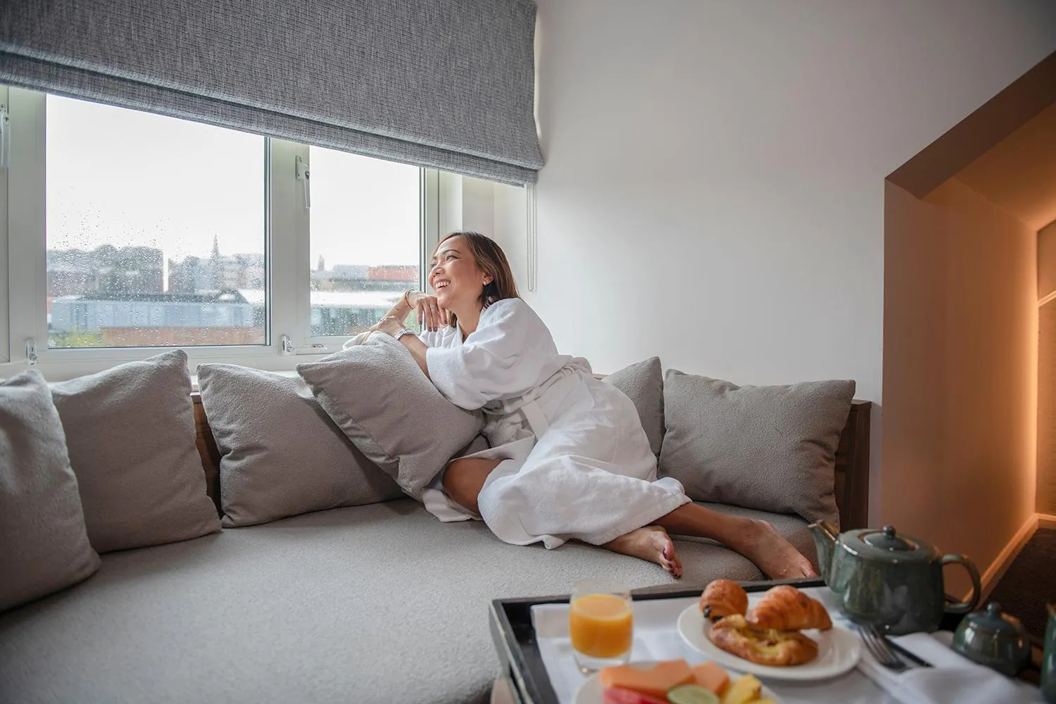 Seating area in Radisson Blu Hotel, Durham