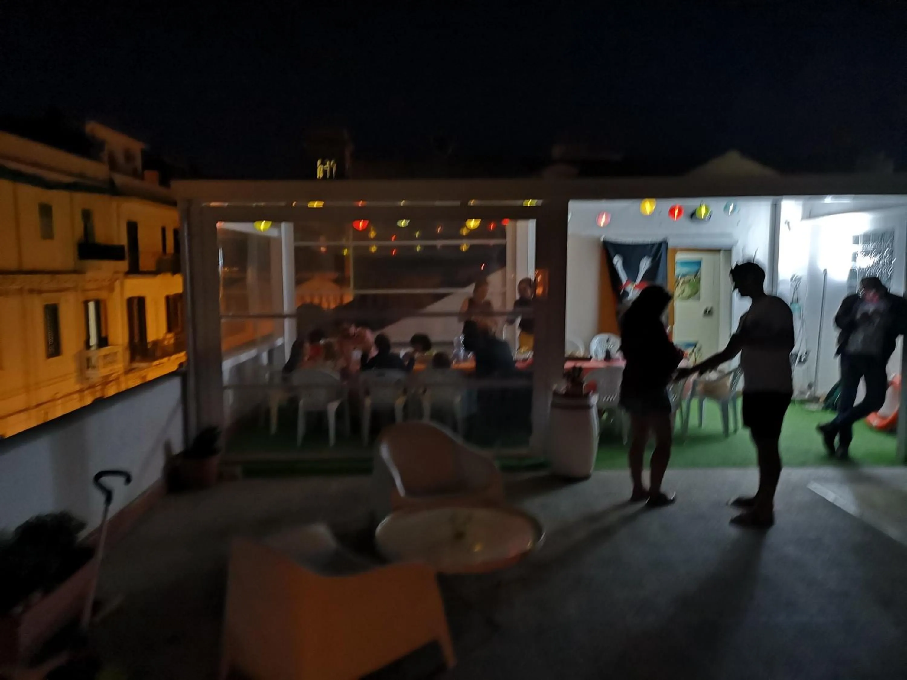 Patio in B&B Casa Laganà