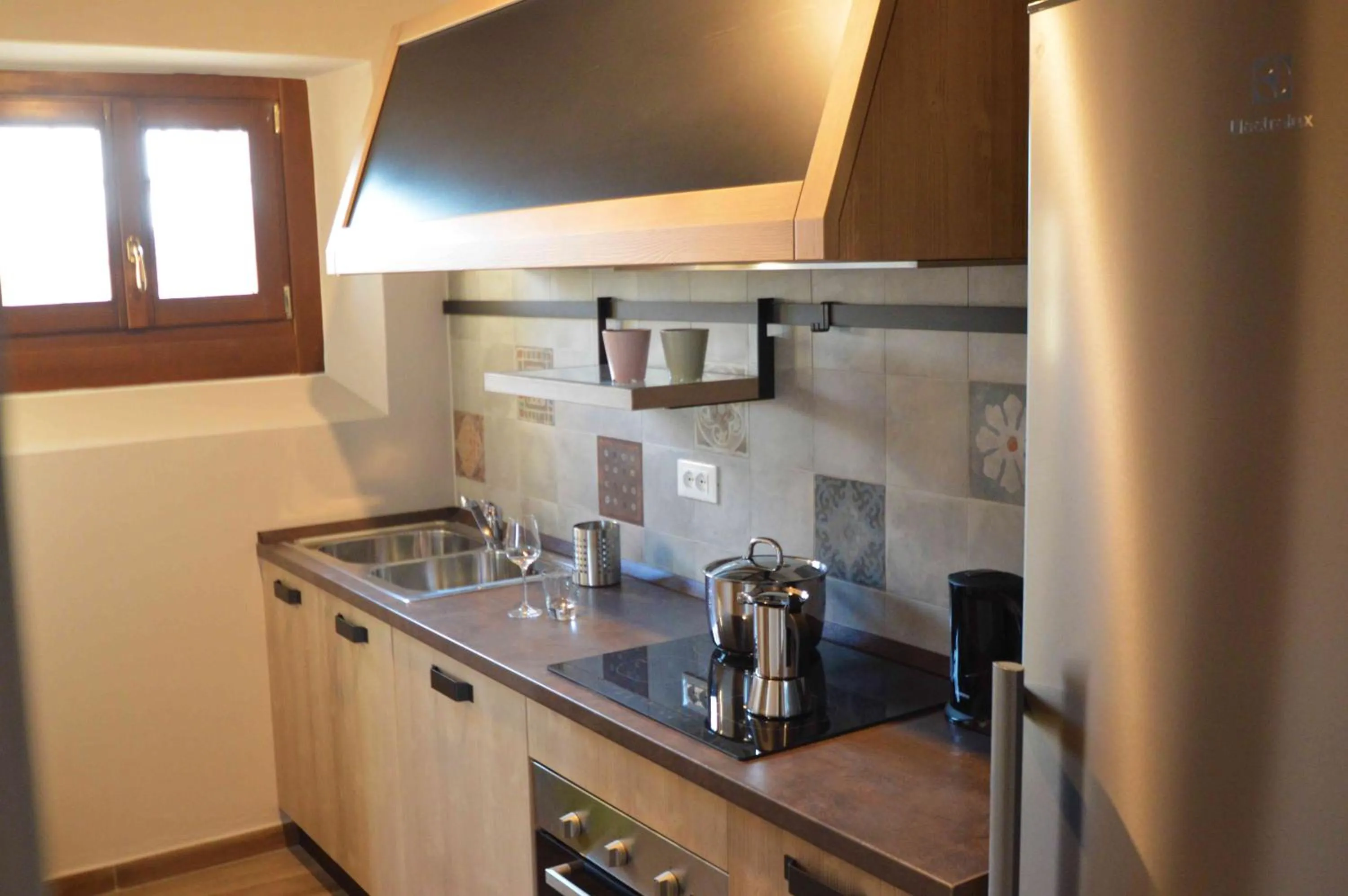 Kitchen or kitchenette in Agriturismo La Filanda