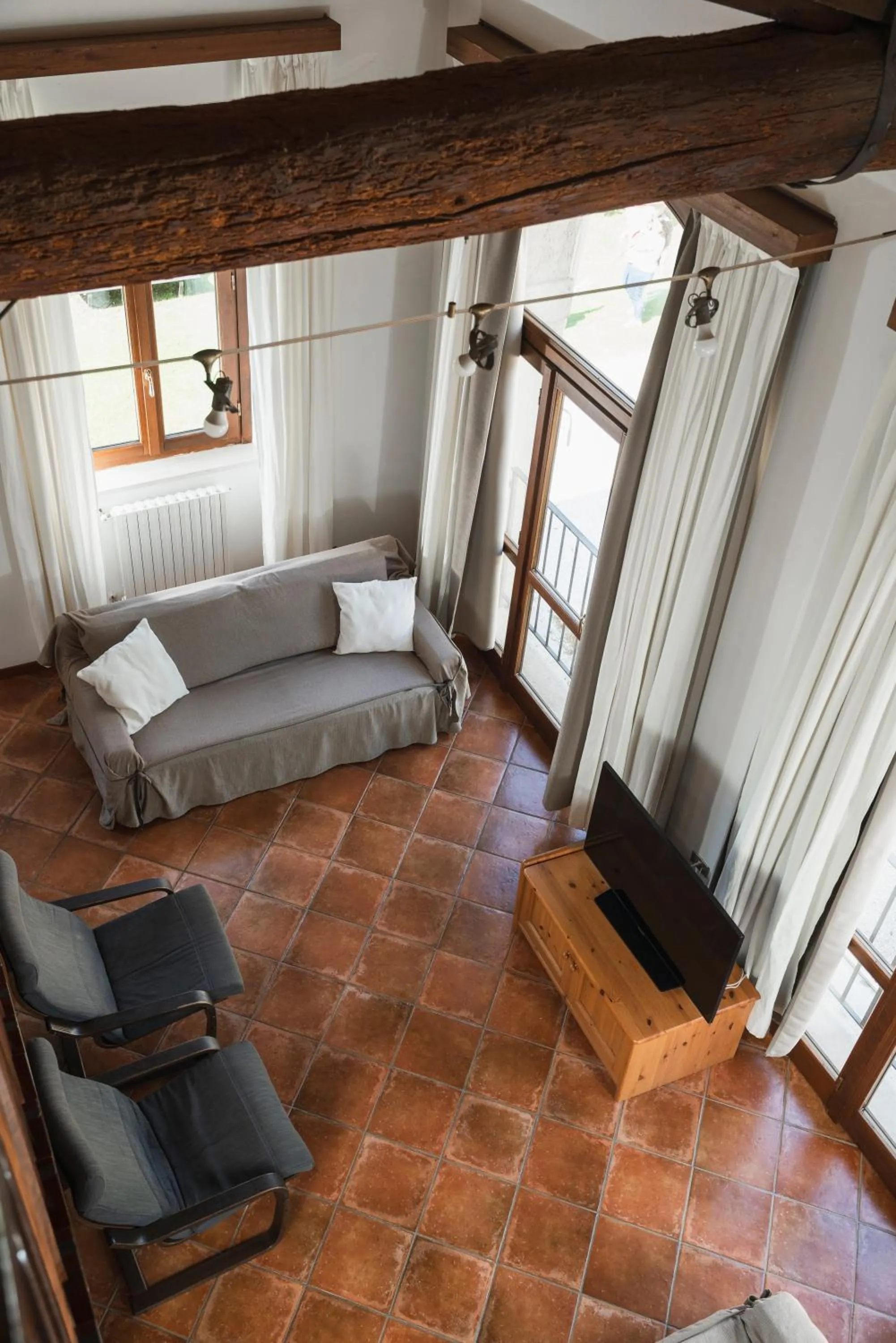 Living room, Bed in Agriturismo La Filanda