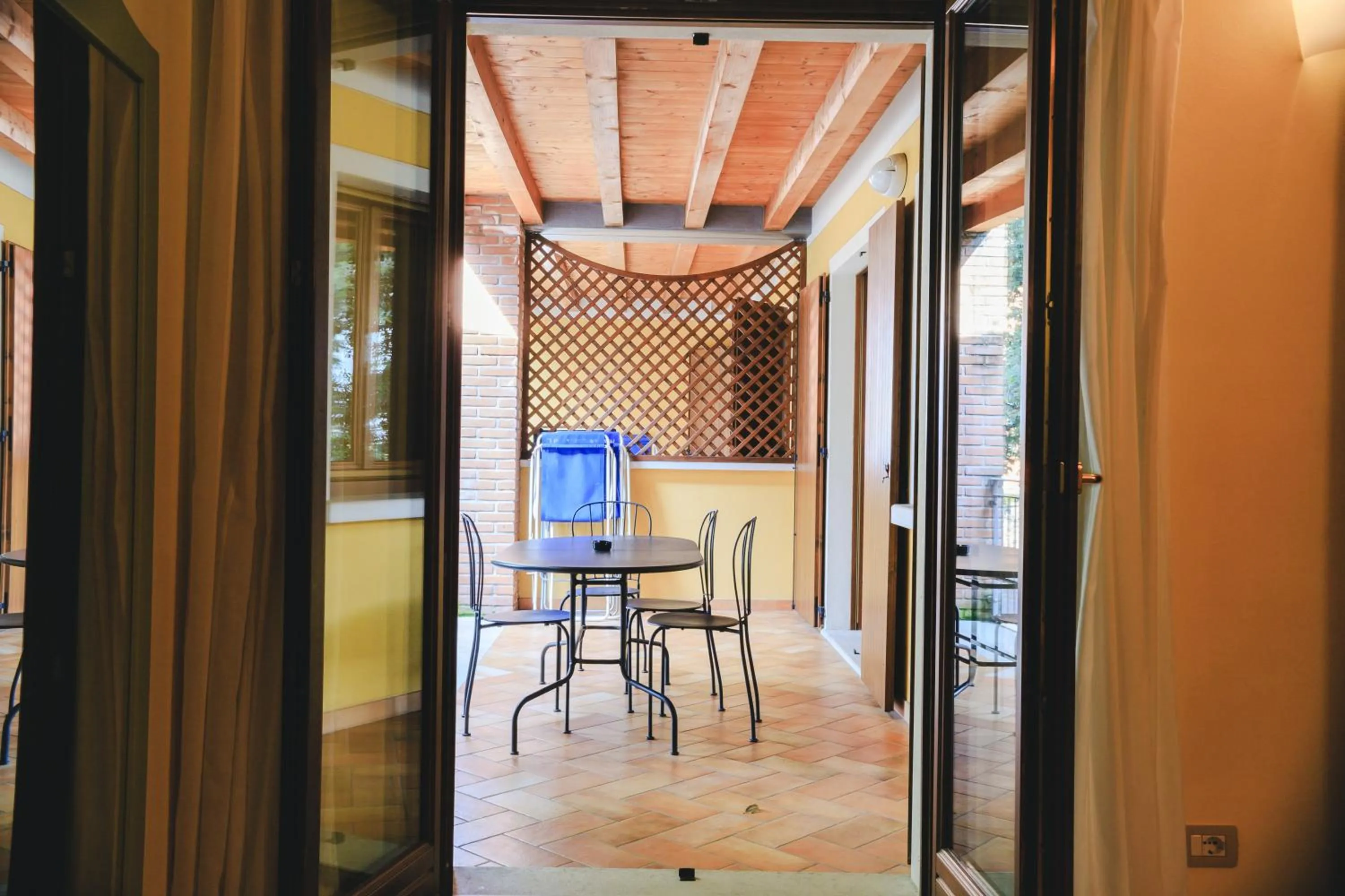 Balcony/Terrace in Agriturismo La Filanda