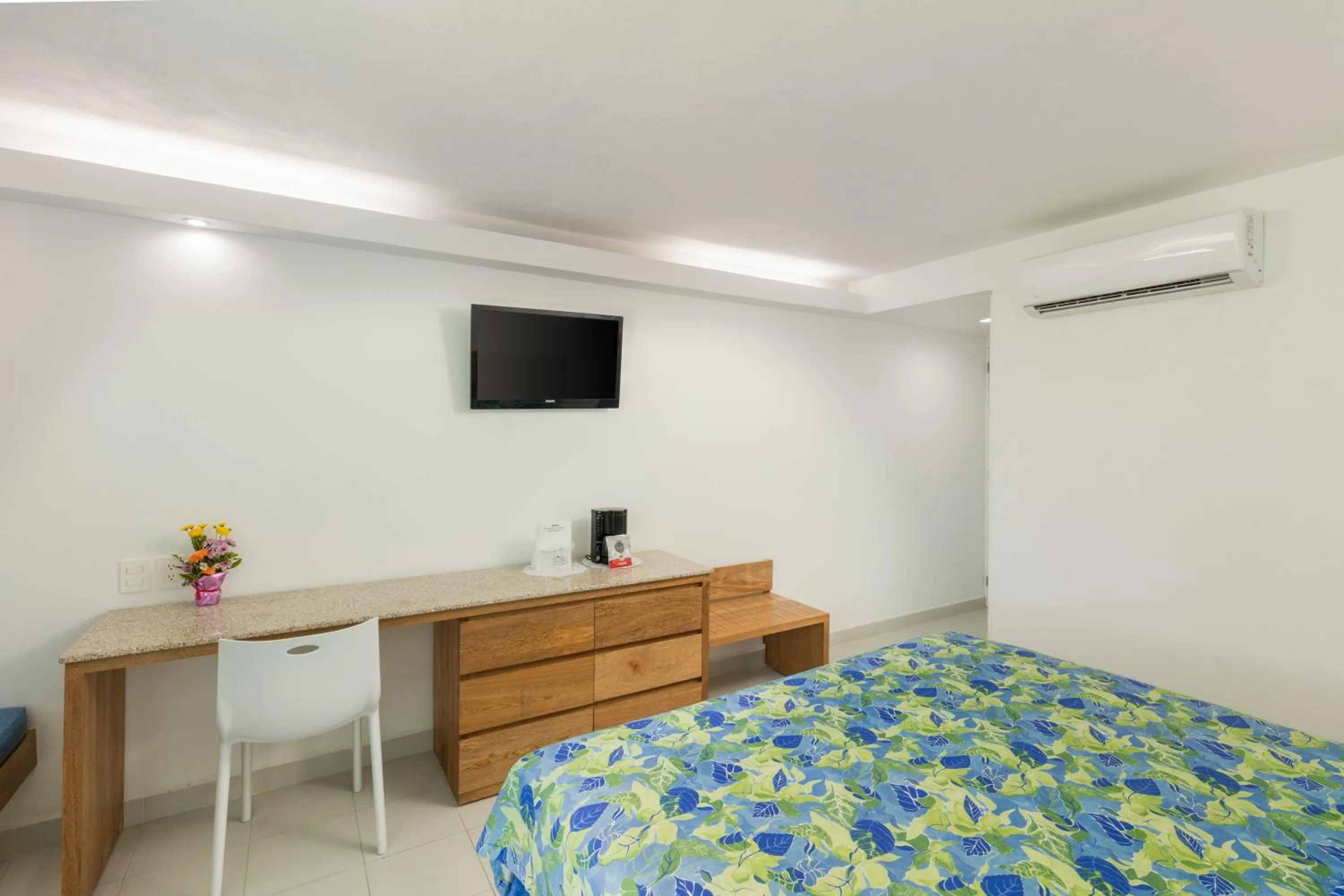 Bed in Posada Real Ixtapa