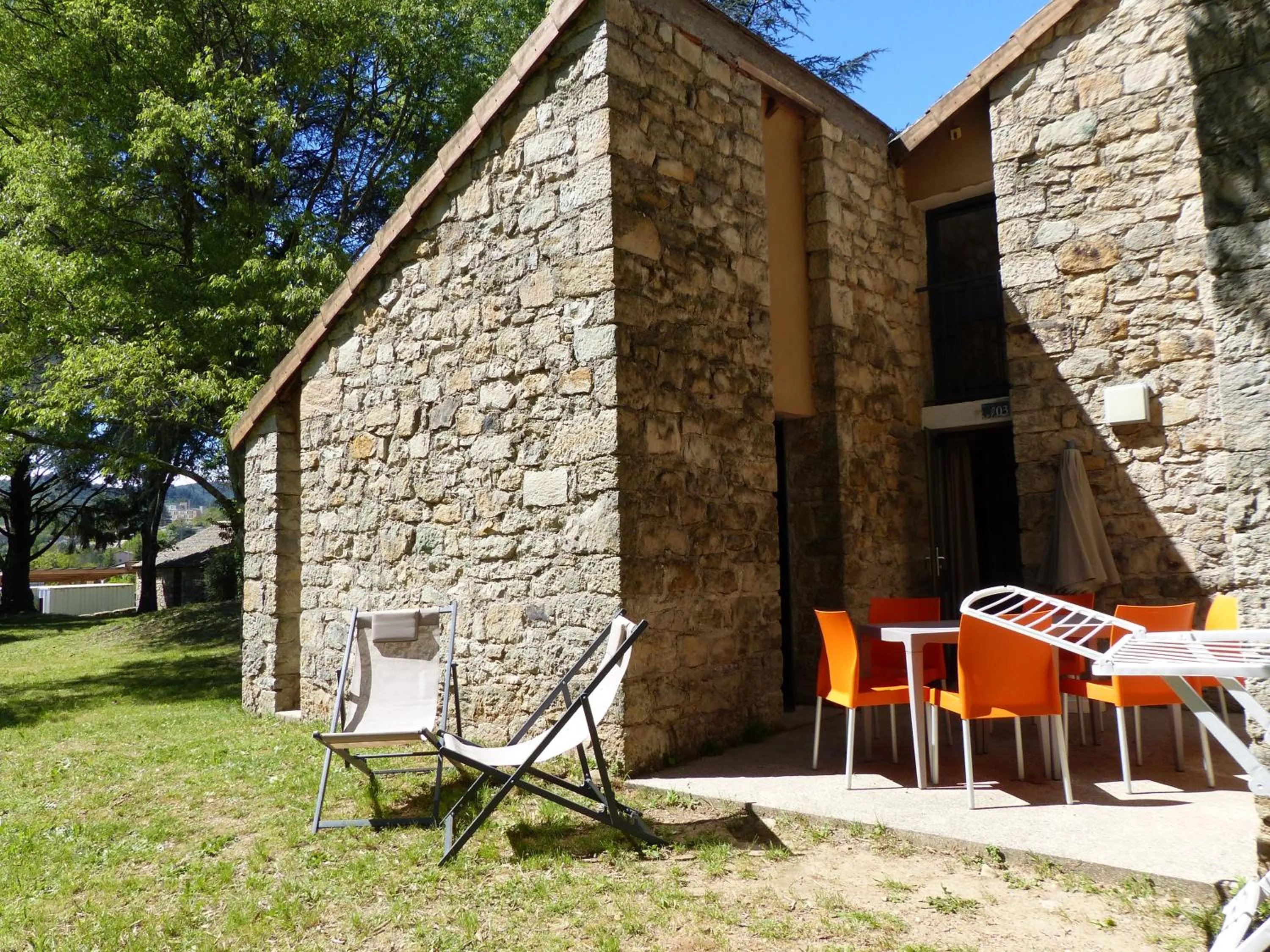 Patio in Terres de France - Le Domaine des Vans