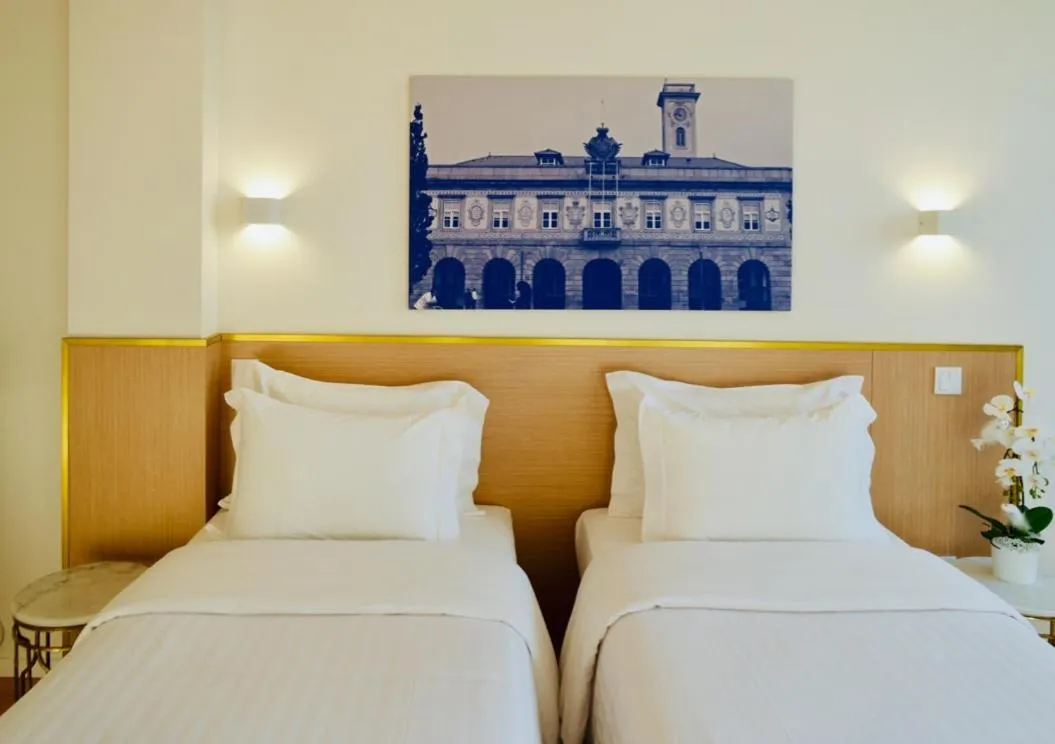 Bed in ó Poboa Guesthouse