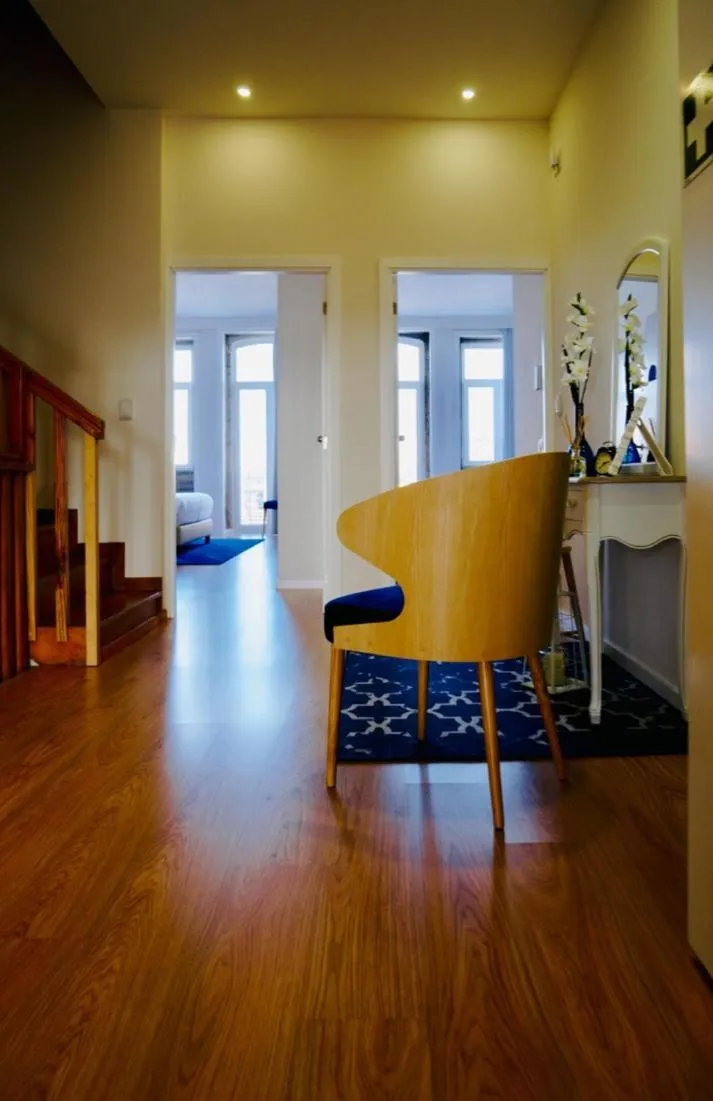 Seating area in ó Poboa Guesthouse