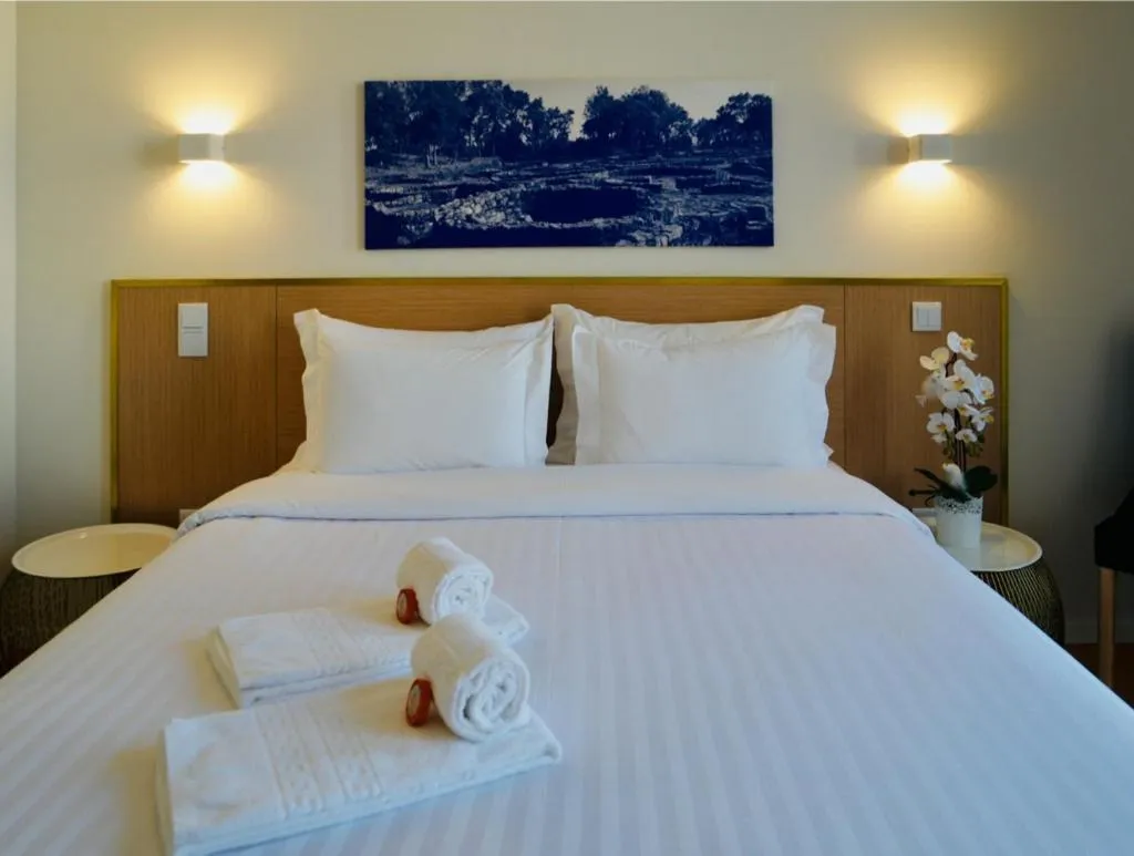 Bed in ó Poboa Guesthouse